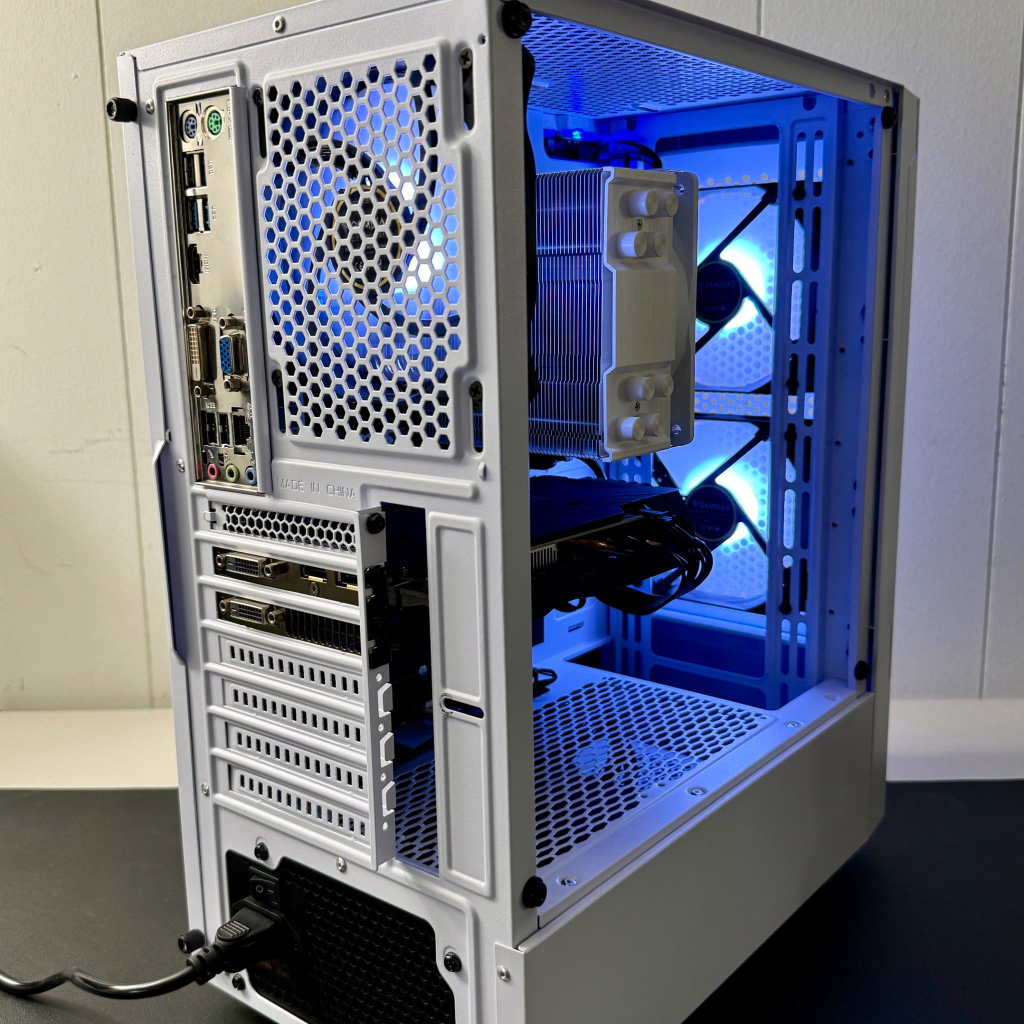 GTX 1060 3GB | INTEL i5 4570 | 16GB DDR3 RAM | 500 GB SSD | White Gaming Computer