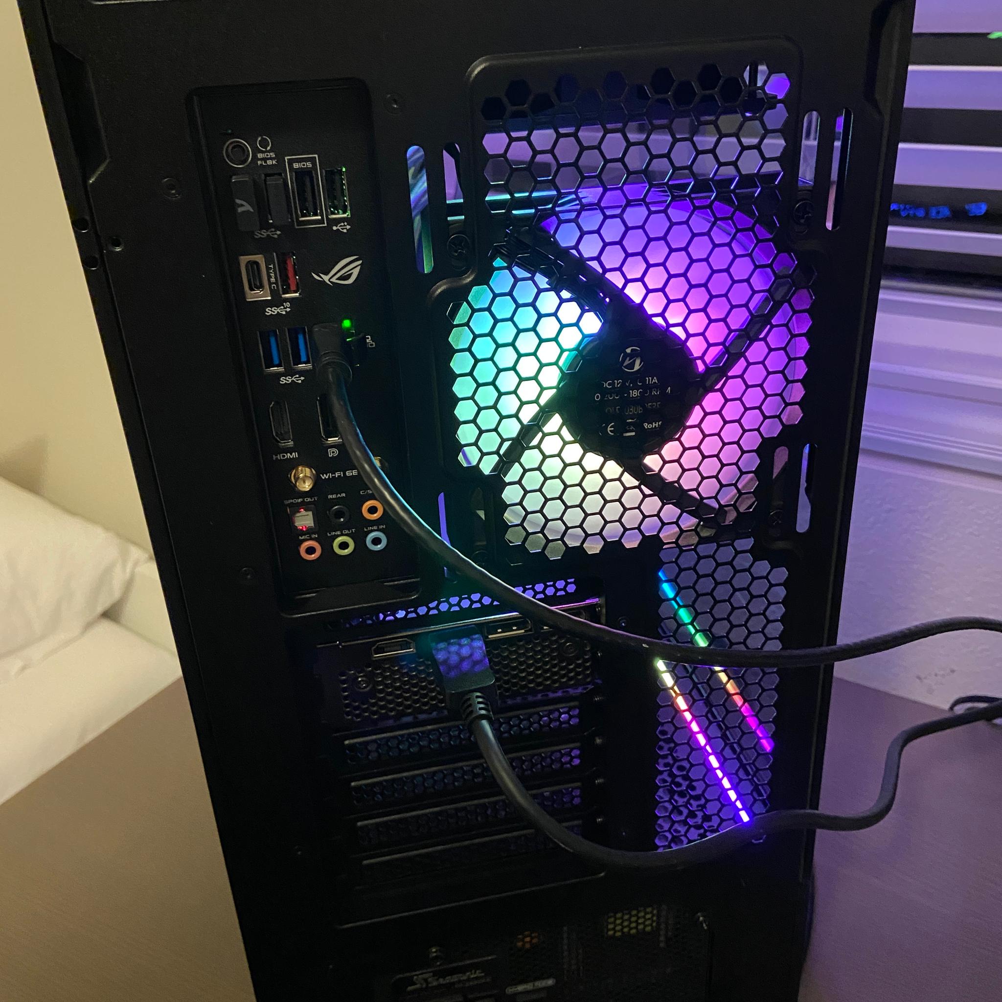 Custom RTX 3060Ti, Ryzen 5 3600, 16gb ram, 512gb SSDGaming PC Build