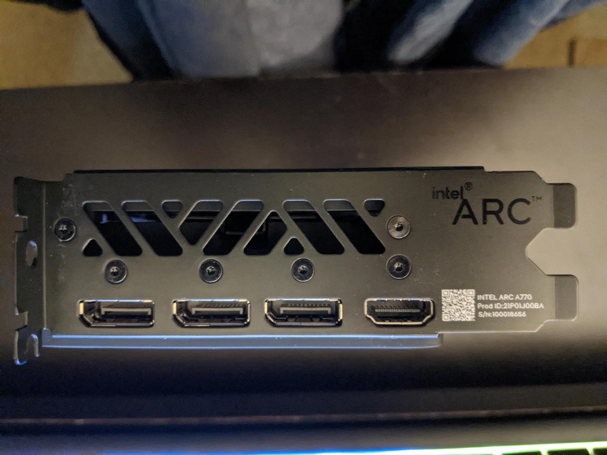 Intel arc A770 Limited Edition 16gb