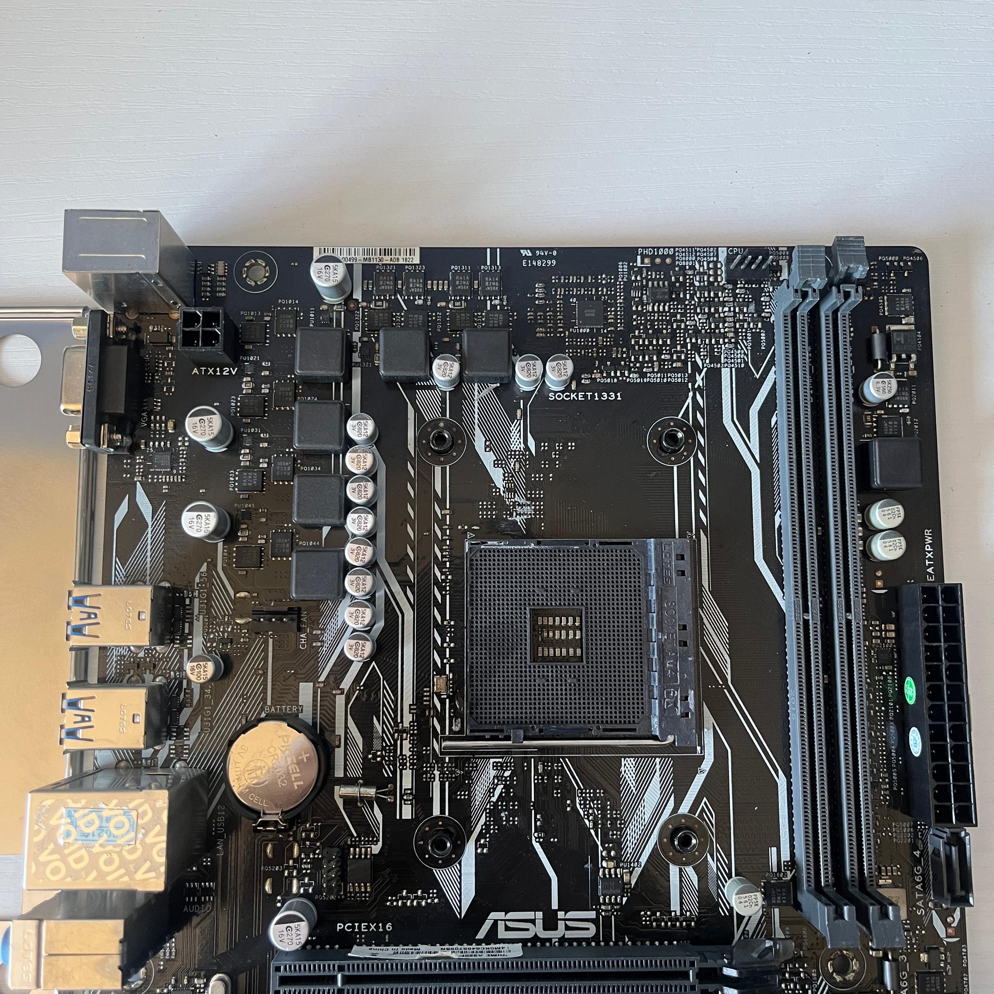 ASUS PRIME A320M-F AM4 Motherboard
