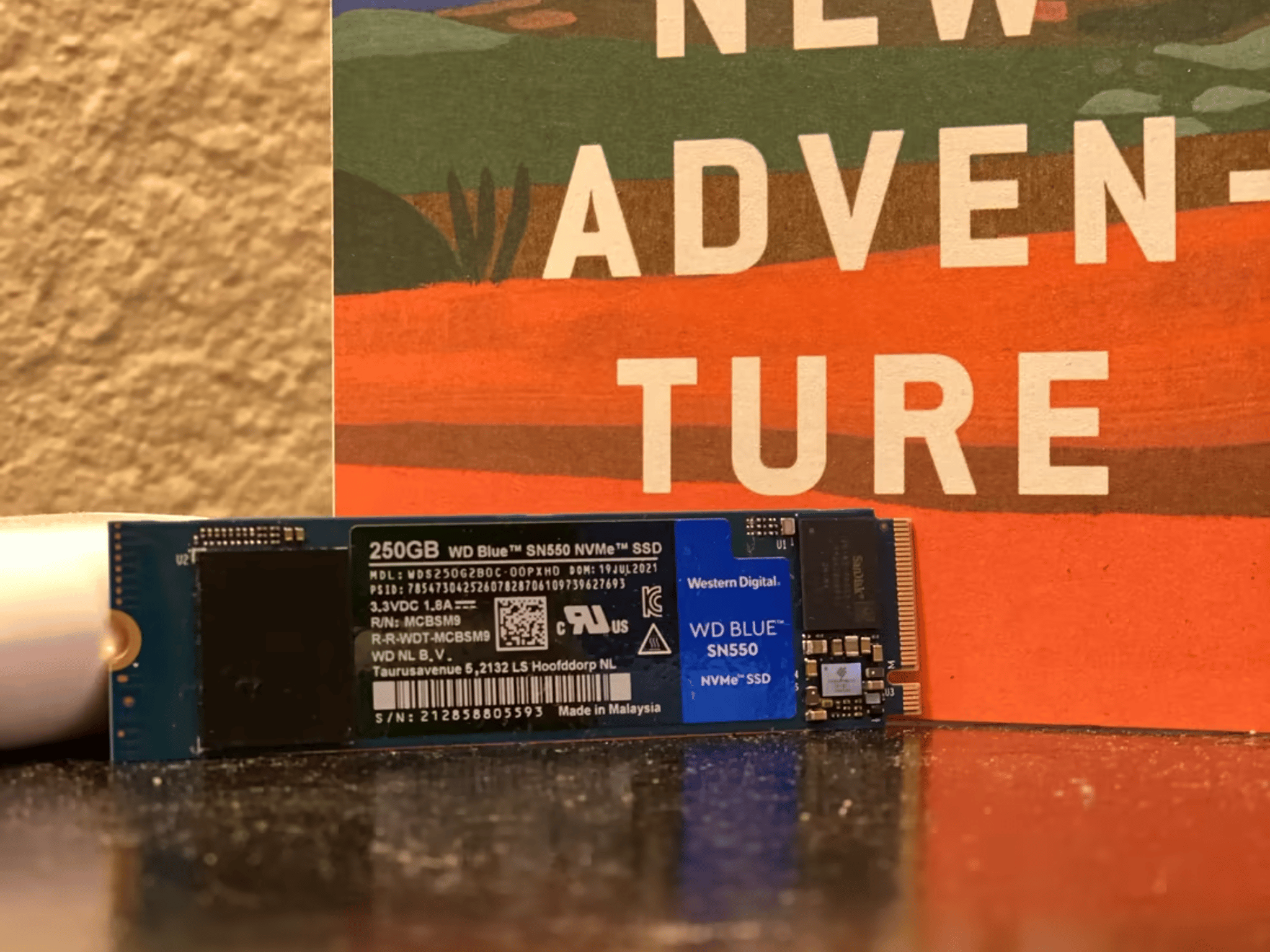 WD Blue SN550 250GB NVME SSD