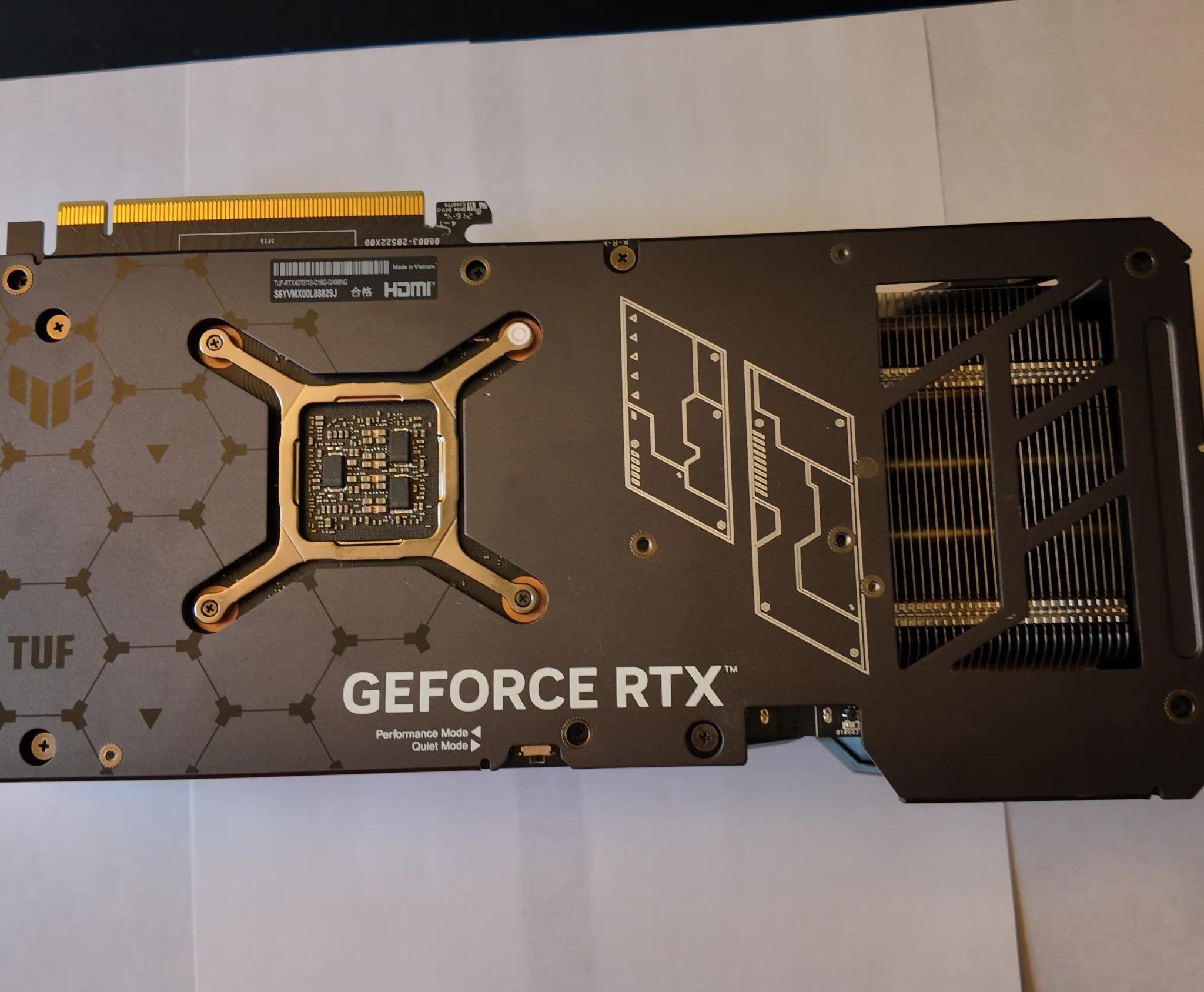 ASUS TUF Gaming NVIDIA GeForce RTX 4070Ti SUPER OC 16GB GDDR6X
