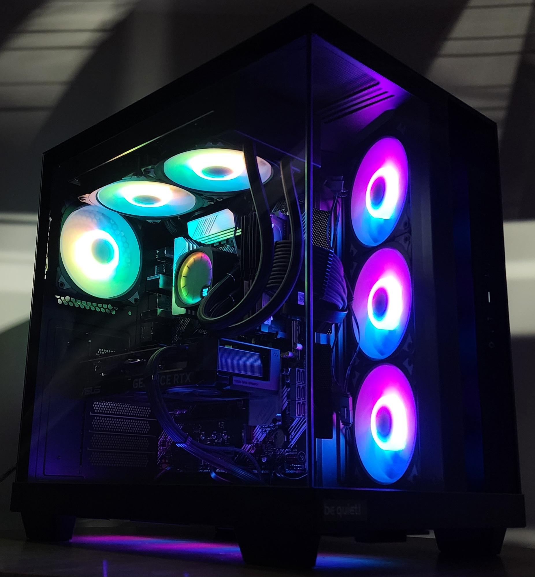 Gaming PC Ryzen 9 5900X 64GB RAM 1TB SSD RTX 4070 12GB Windows 11 Computer