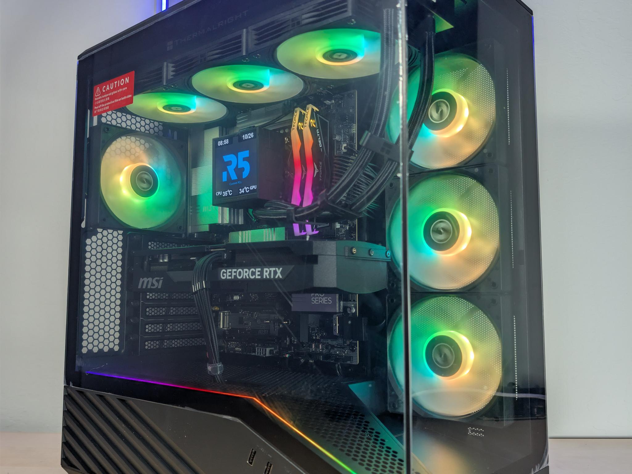 RTX 5080 // Ryzen 7 9850x3D // 32GB DDR5 // 2TB Gen4 NVMe // WiFi 7