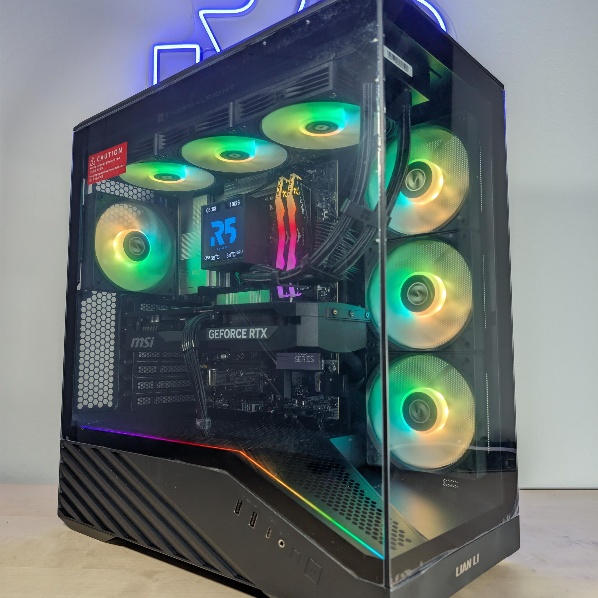 RTX 5080 // Ryzen 7 9850x3D // 32GB DDR5 // 2TB Gen4 NVMe // WiFi 7