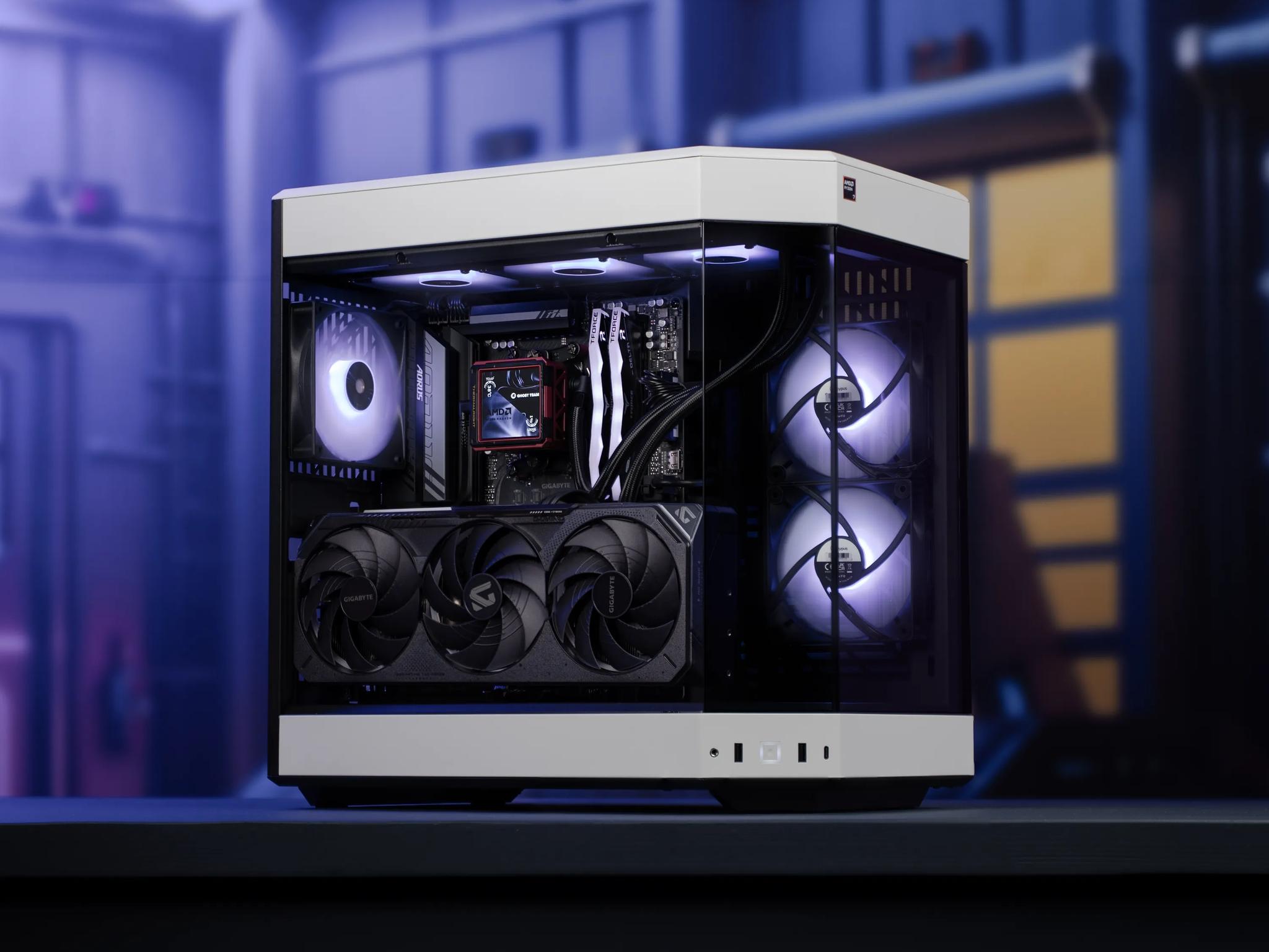 “Optimo” RTX 5080 Ryzen 7 9800X3D 32GB 2TB Windows 11 Workstation Gaming PC