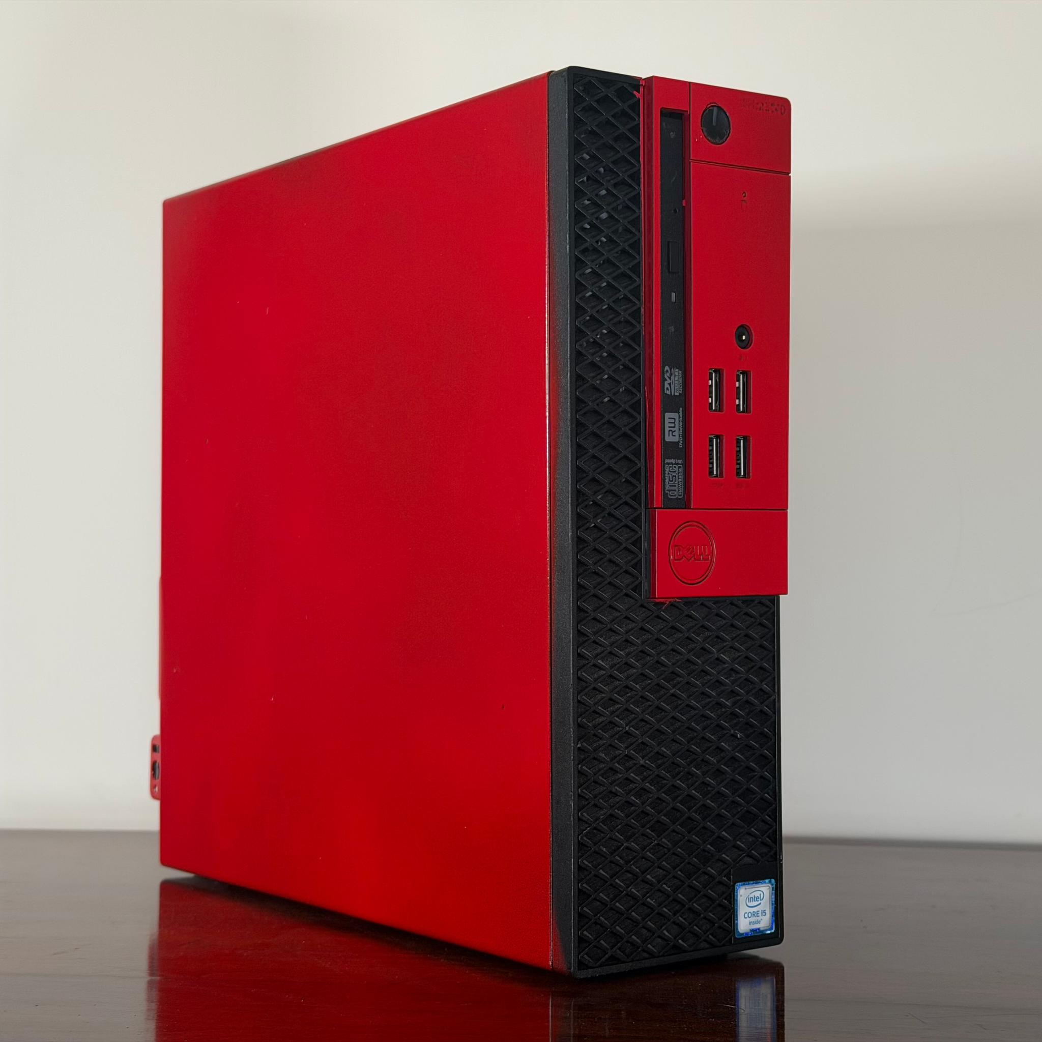 🔴⚫Red and Black Budget Beast🔴⚫ i5 6500 | 16GB RAM | Rx 6400 | 500GB SSD