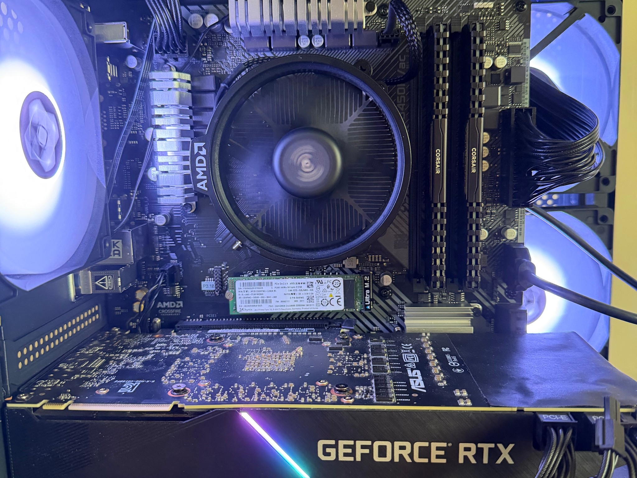 Black Gaming PC RTX 2070 Super | Ryzen 5 | RGB | Ready to Play