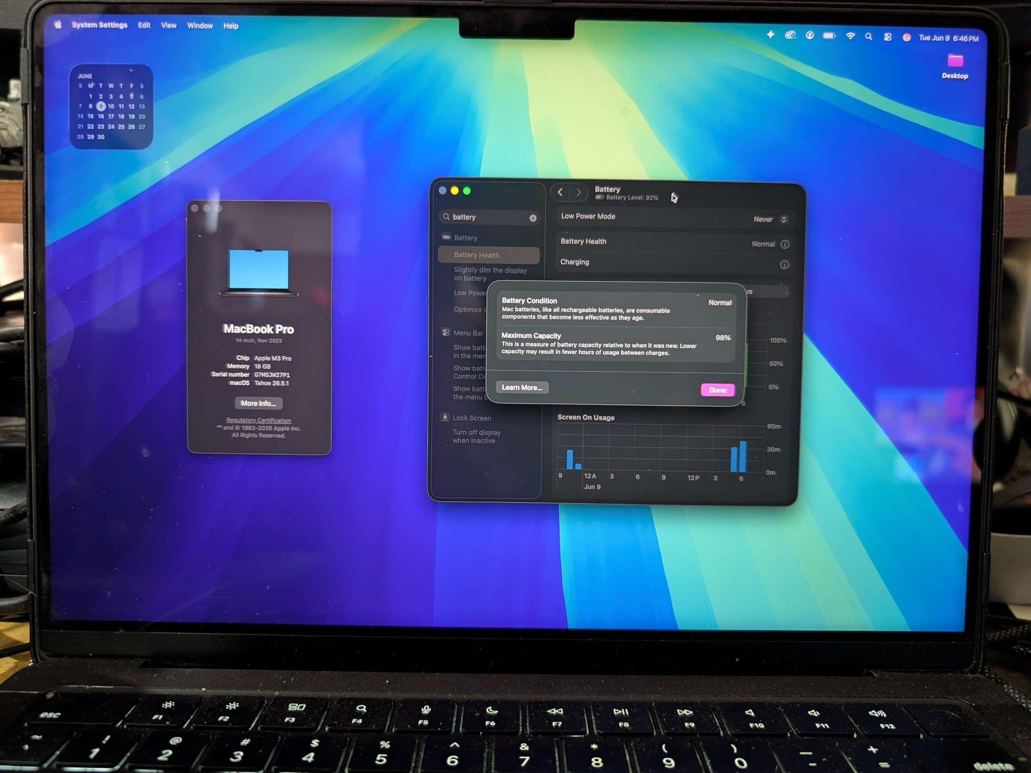 MacBook Pro 14" (M3 Pro Chip / 18GB Unified Memory / 512GB SSD) - Midnight