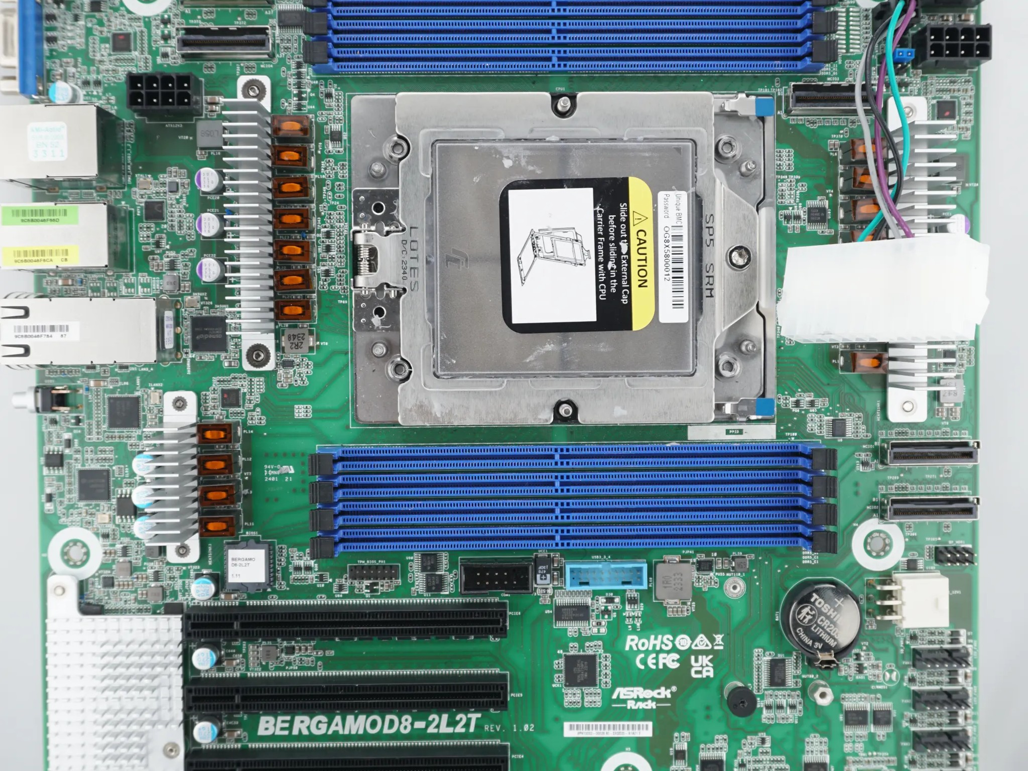 ASrock BERGAMOD8-2L2T SP5 FOR PARTS/REPAIR