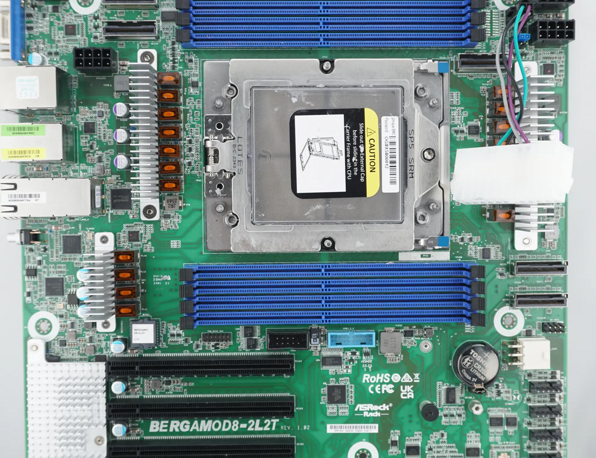 ASrock BERGAMOD8-2L2T SP5 FOR PARTS/REPAIR