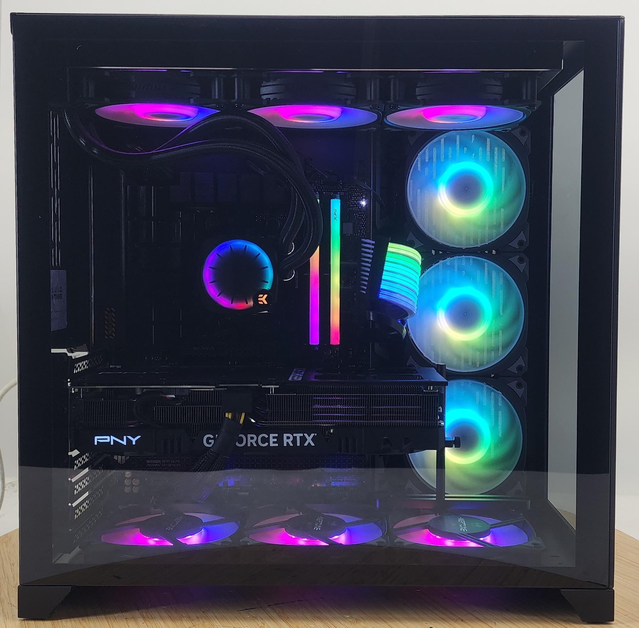 Gaming PC Ryzen 9 9950X3D 32GB RAM 2TB SSD RTX 4070 Ti SUPER 16GB Win11 Computer