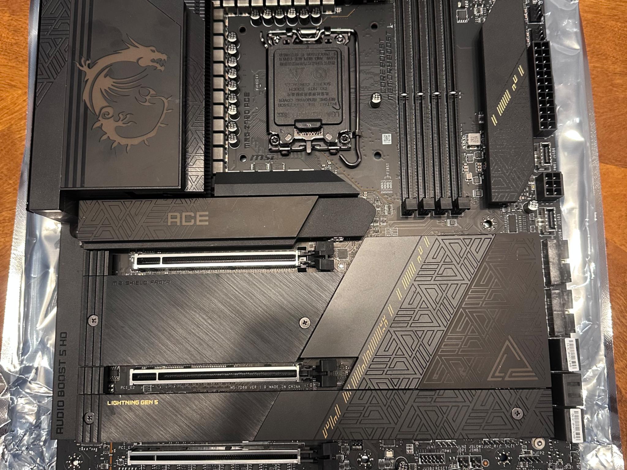 On Sale!🔥MSI MEG Z790 ACE LGA 1700 Intel Z790 SATA 6Gb/s DDR5 PCIE Gen 5 Extended ATX Motherboard