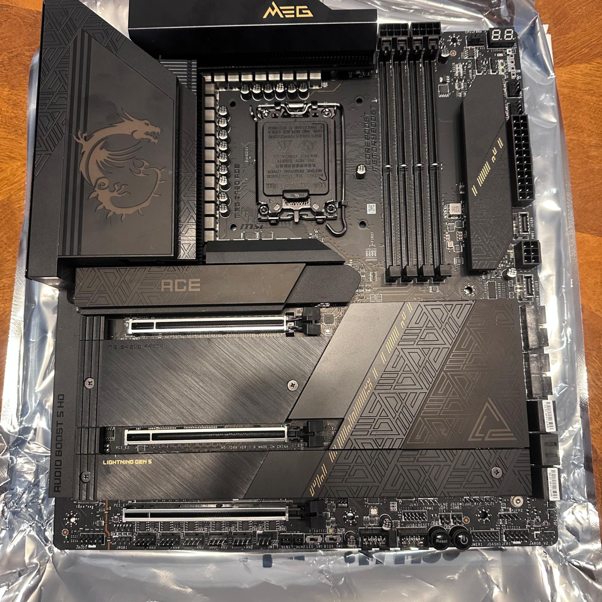On Sale!🔥MSI MEG Z790 ACE LGA 1700 Intel Z790 SATA 6Gb/s DDR5 PCIE Gen 5 Extended ATX Motherboard
