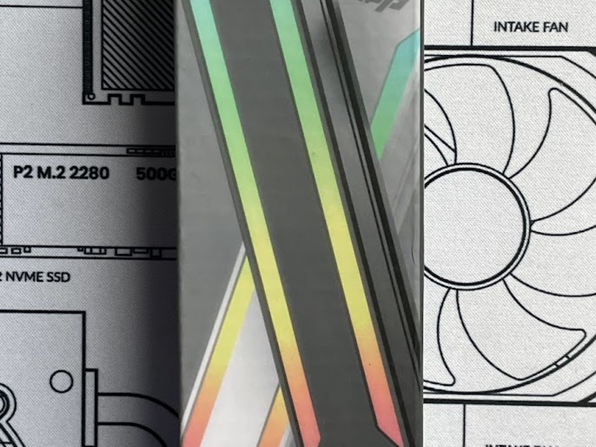 iHTP 5V 3-Pin White ARGB GPU Anti-Sag Brace Holder