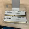 64 GB White Kingston Fury Beast DDR5 Ram