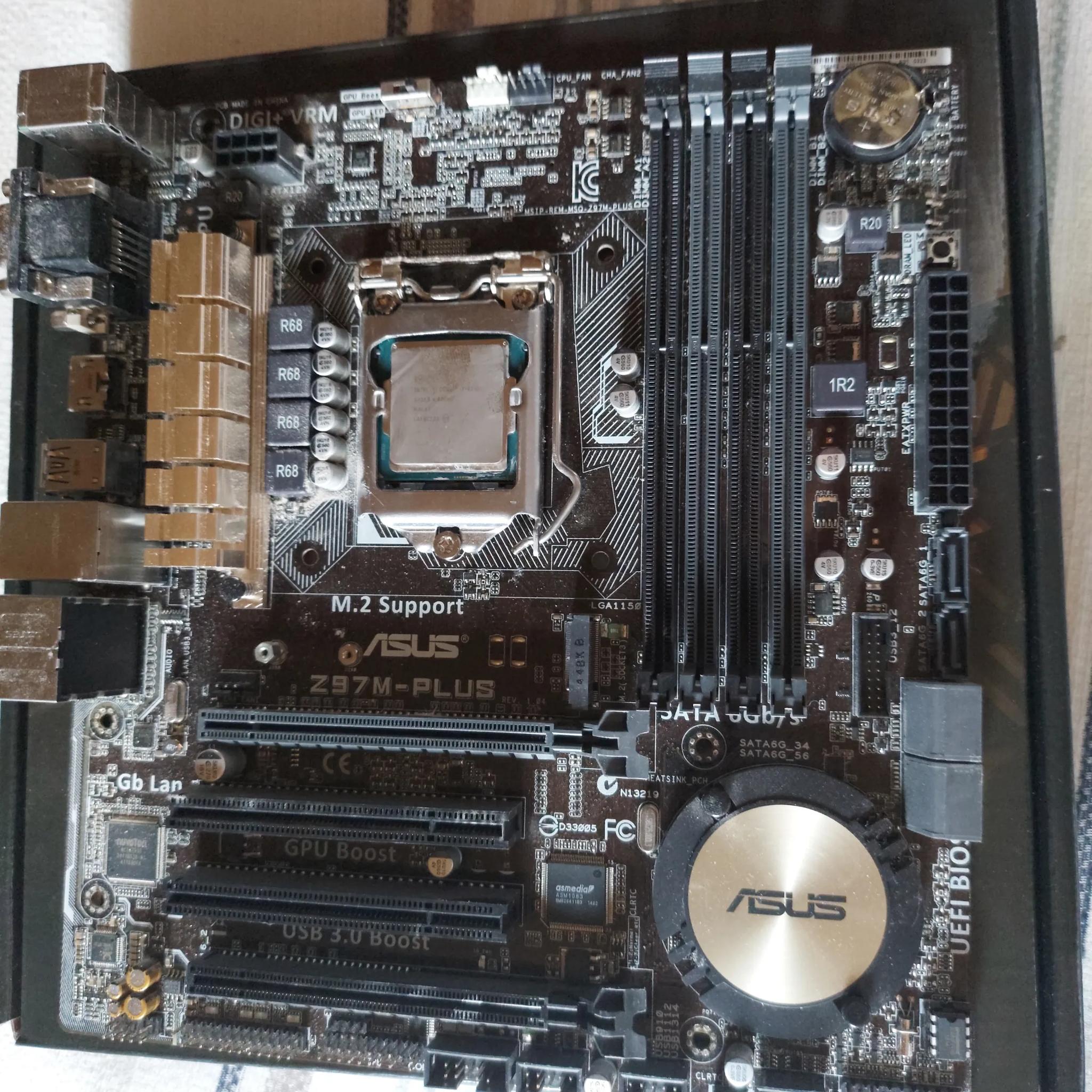 SALE!! ASUS Z97M-PLUS MOTHERBOARD + Intel core i7-4790k