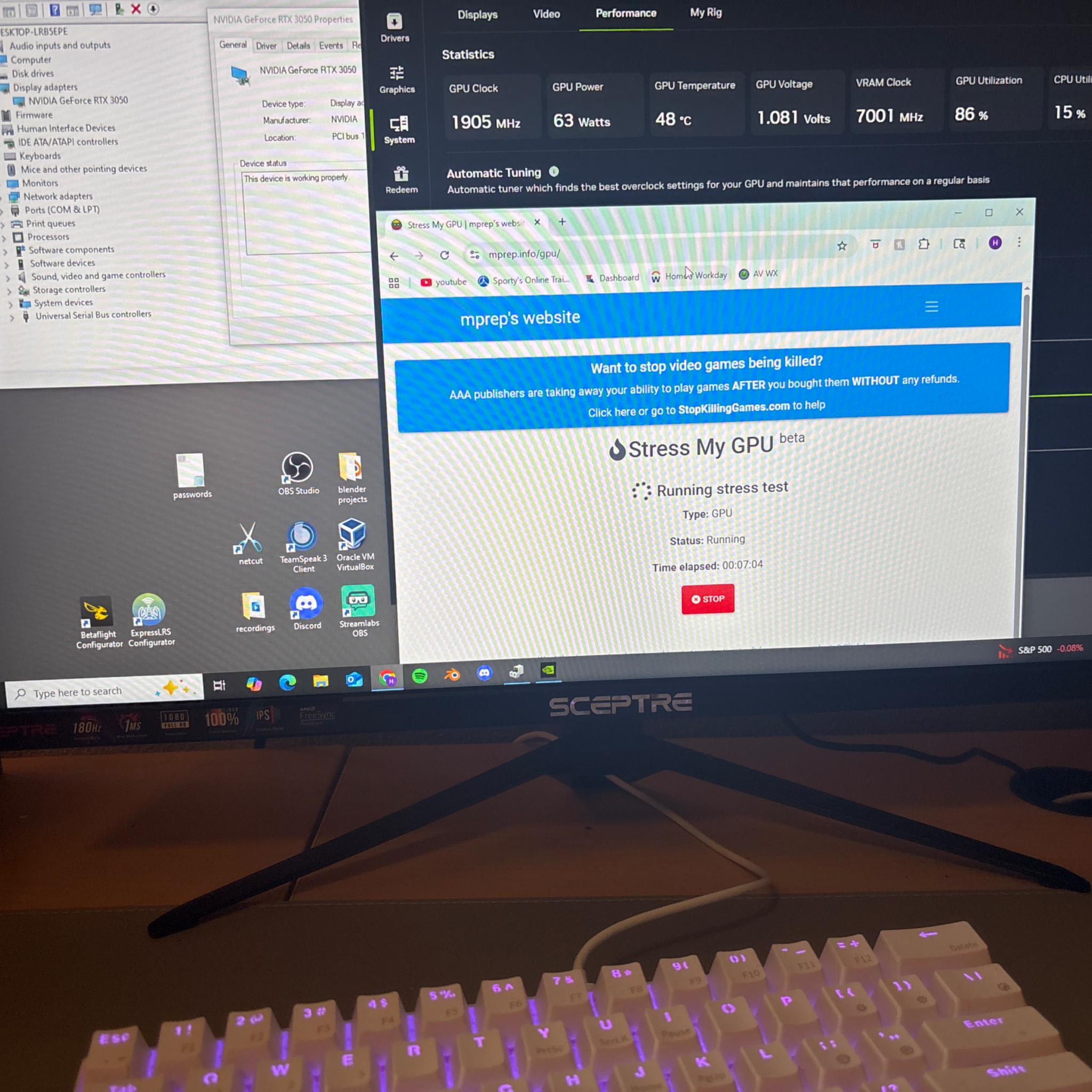 PNY RTX 3050 8GB