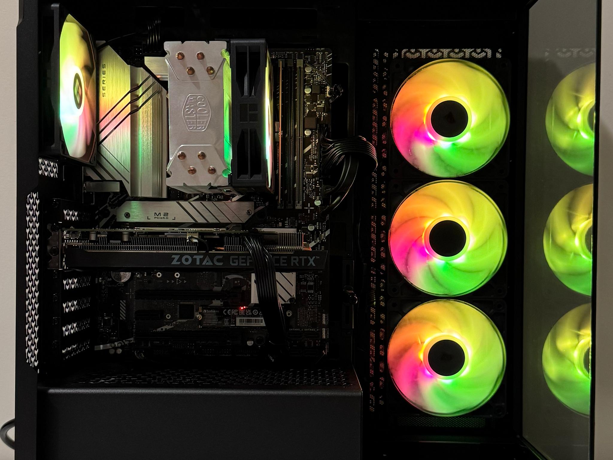 Intel Core i5 14400F 32GB DDR5 GeForce RTX 3060 12GB ASUS Z790 1TB SSD CORSAIR 3500X Case Gaming PC