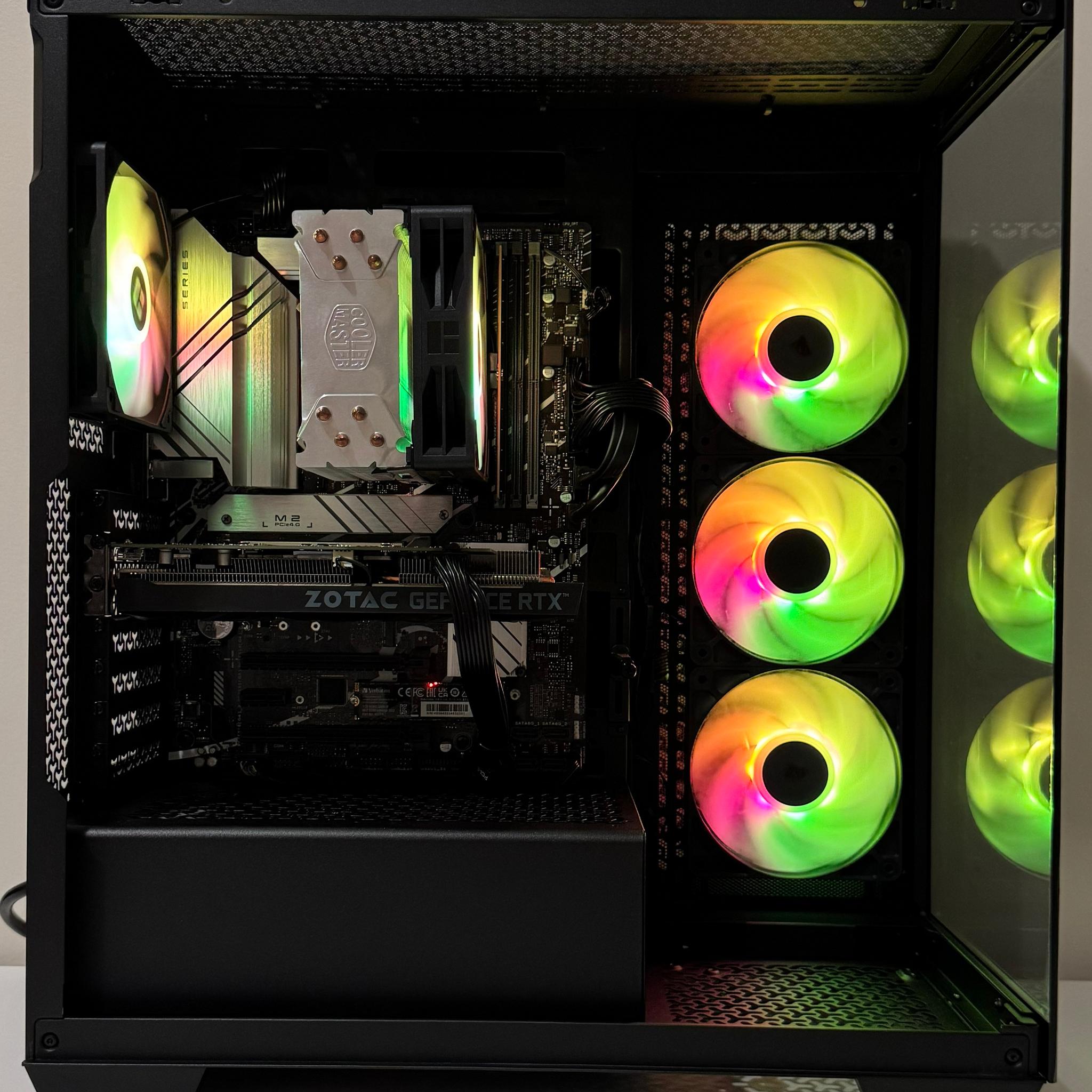 Intel Core i5 14400F 32GB DDR5 GeForce RTX 3060 12GB ASUS Z790 1TB SSD CORSAIR 3500X Case Gaming PC