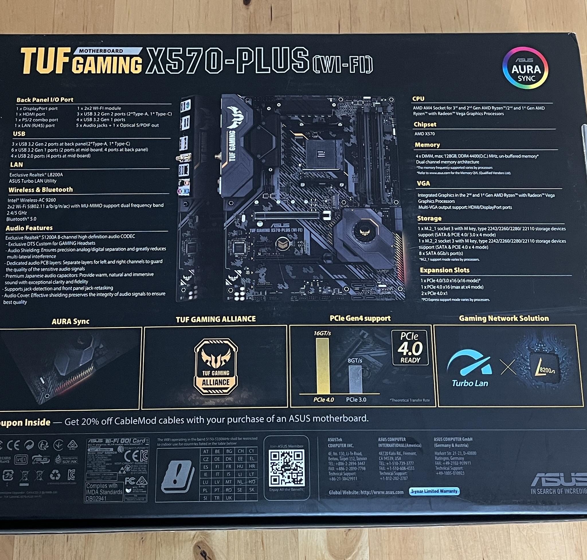 Asus TUF Gaming X570-Plus (Wifi)