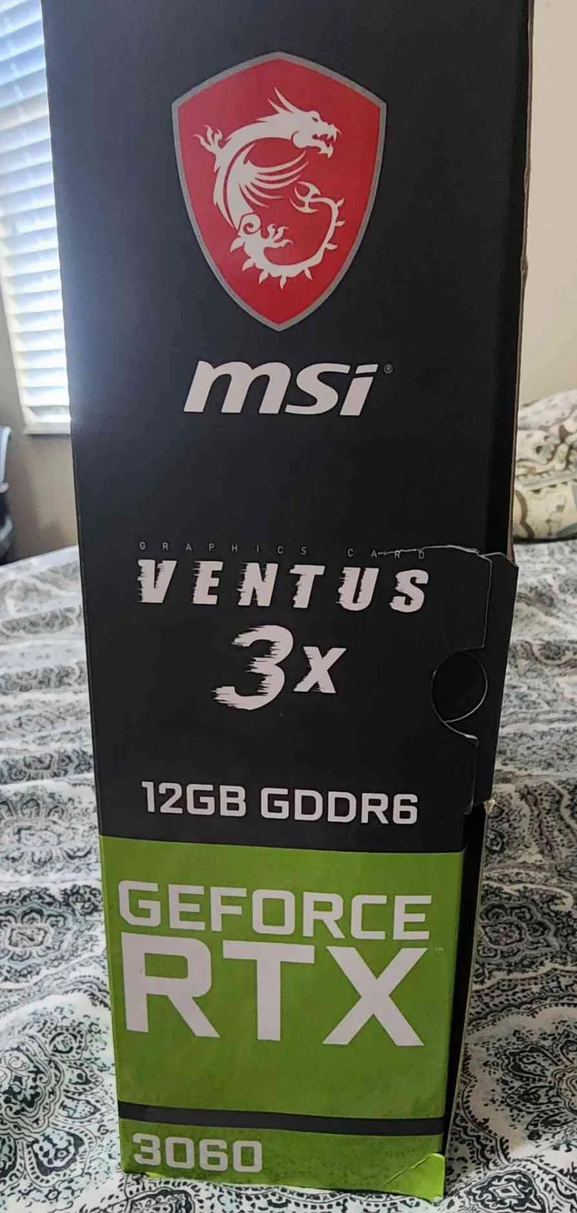 MSI Ventus RTX 3060 12GB triple Fan | with box and is in good condition