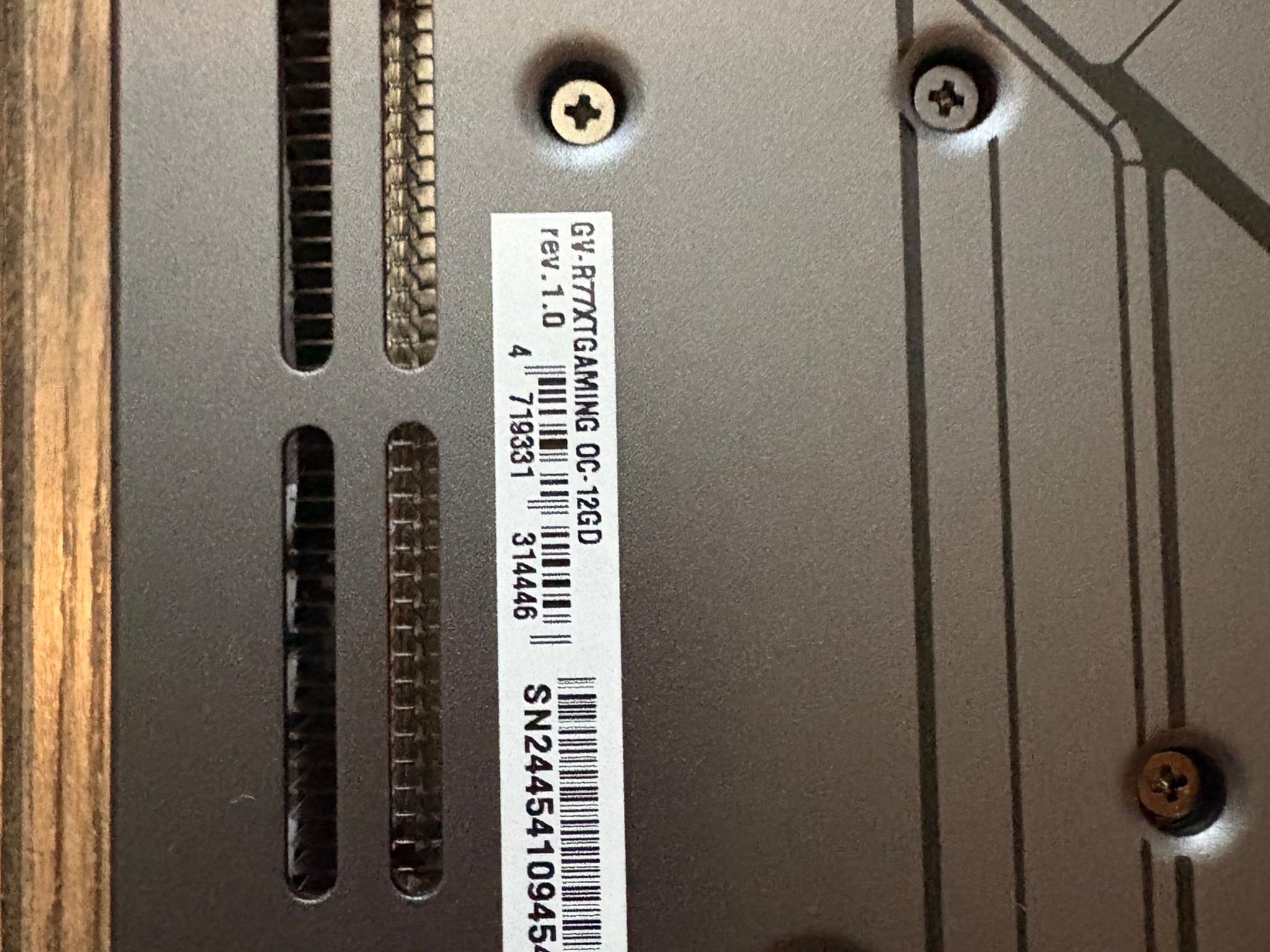 Gigabyte RX 7700XT 12GB