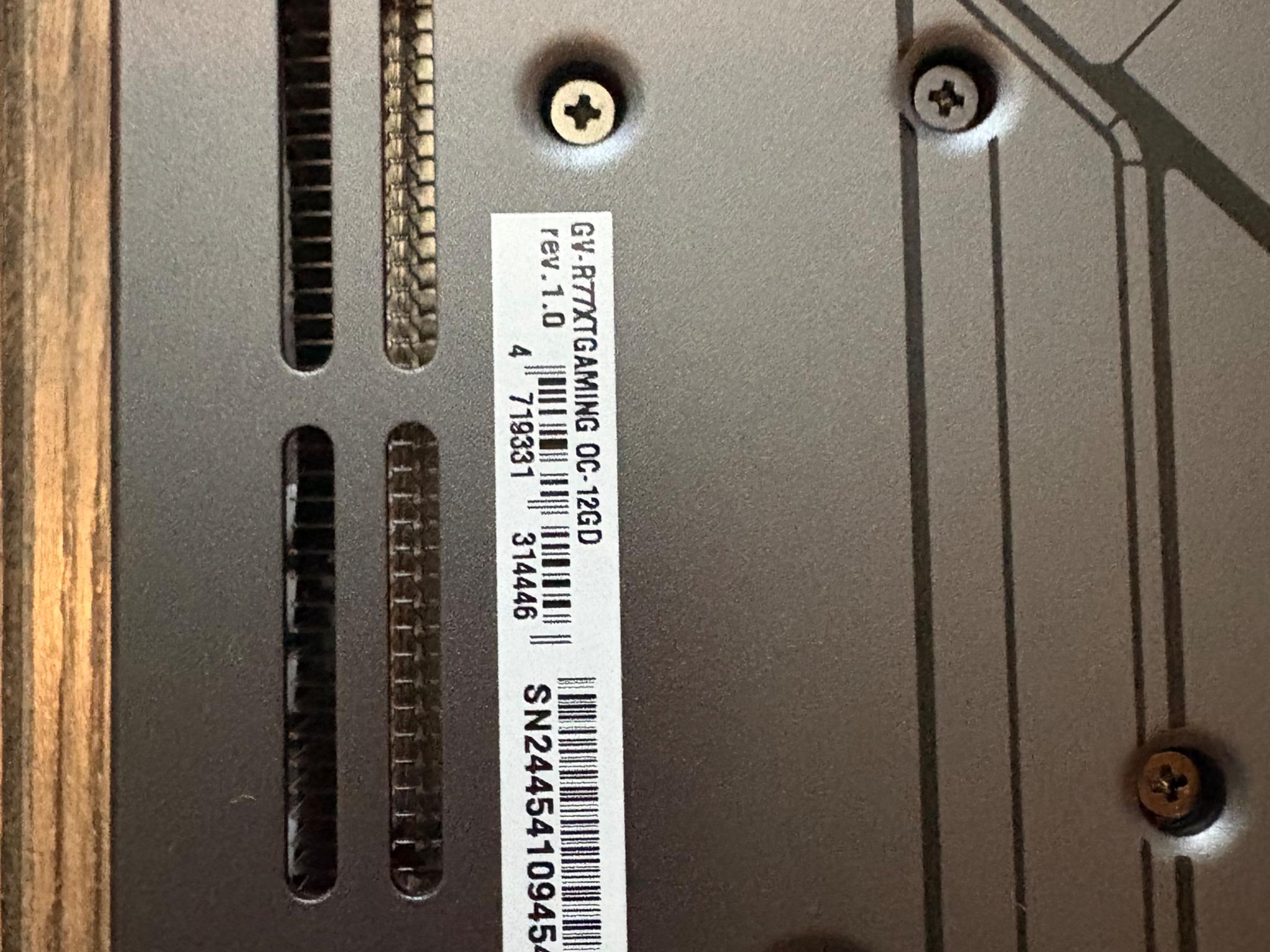 Gigabyte RX 7700XT 12GB