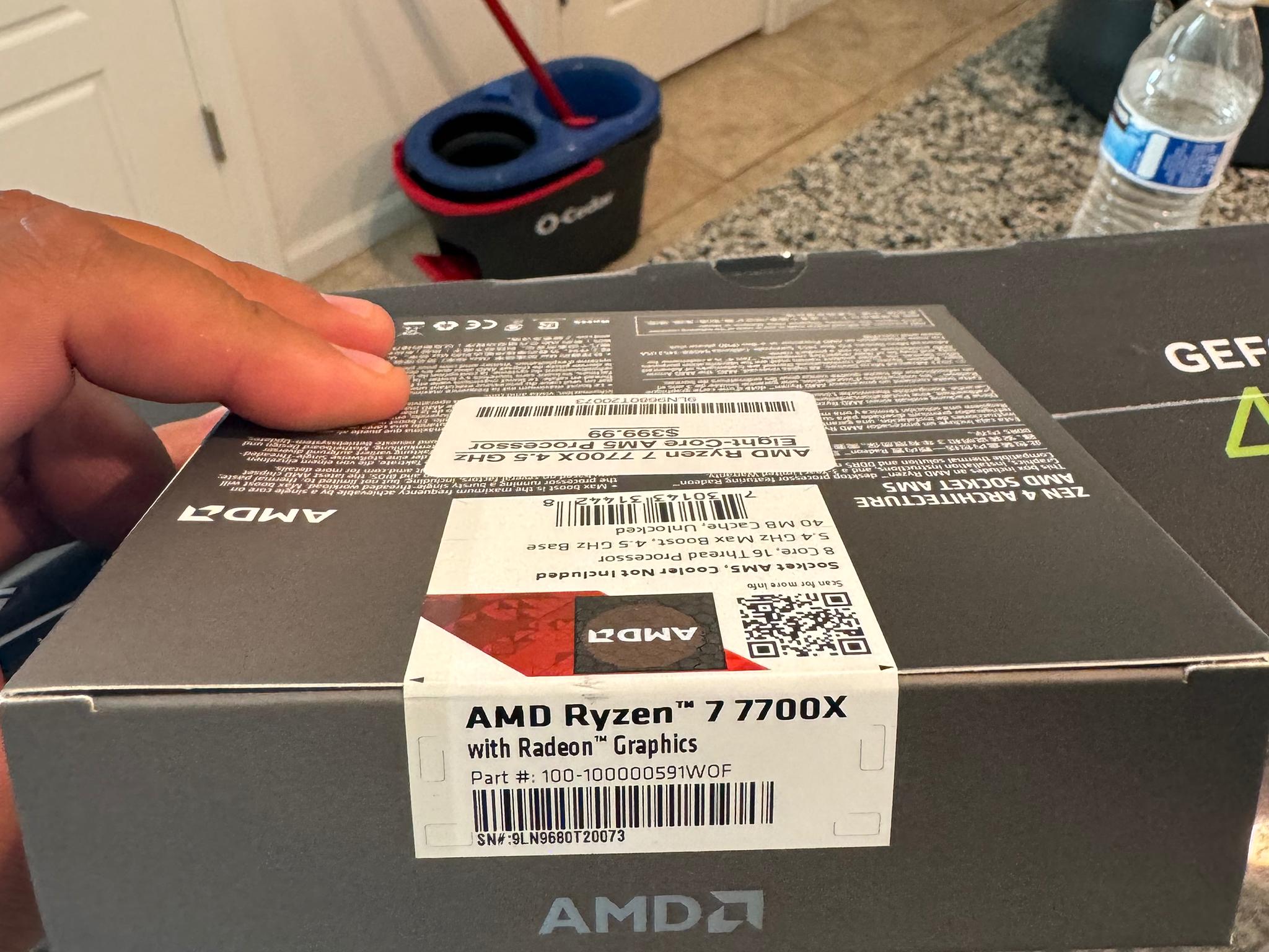 RYZEN 7 7700X CPU BRAND NEW SEALED IN BOX