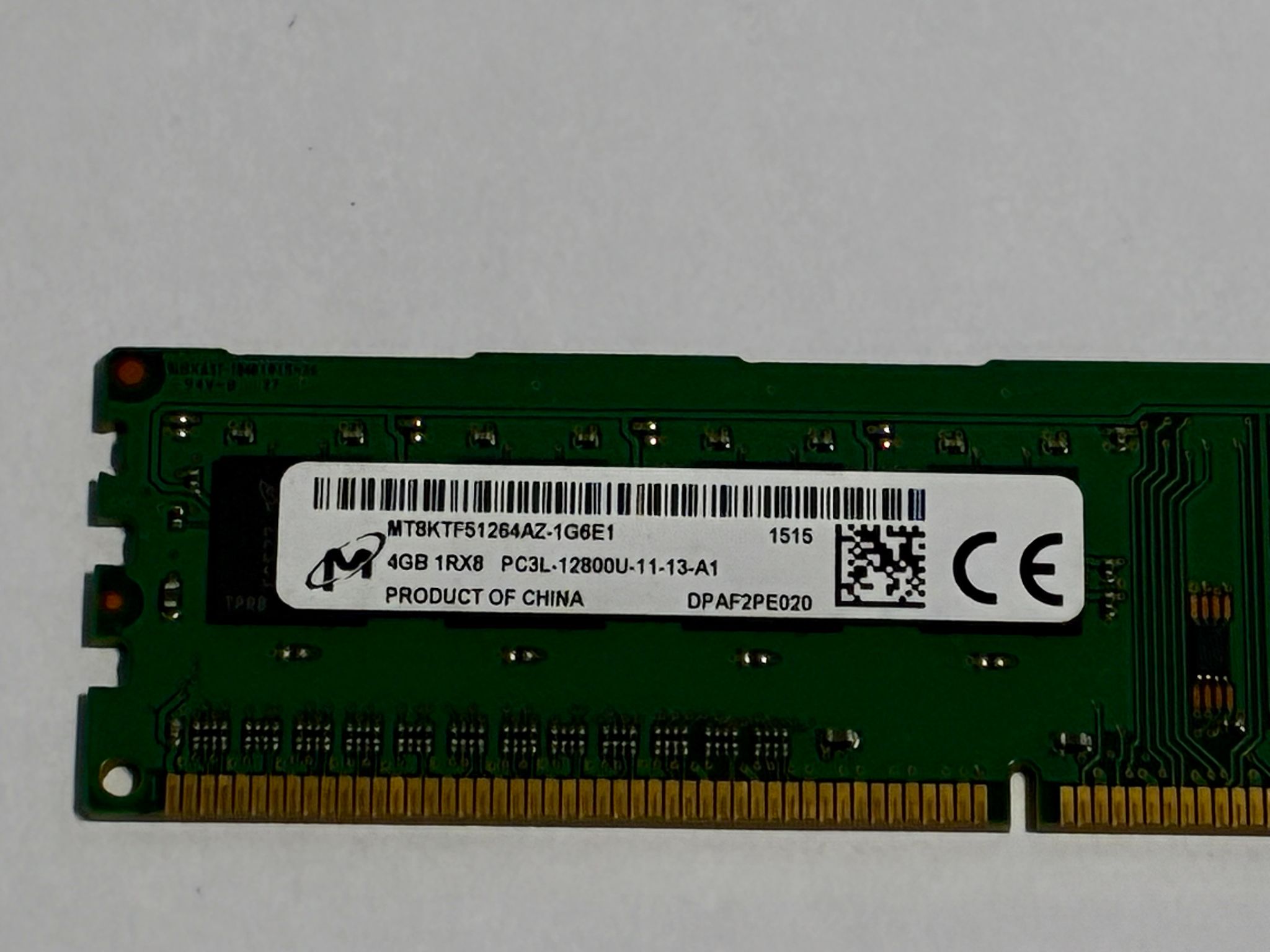 DDR3 Samsung 4gb desktop Ram