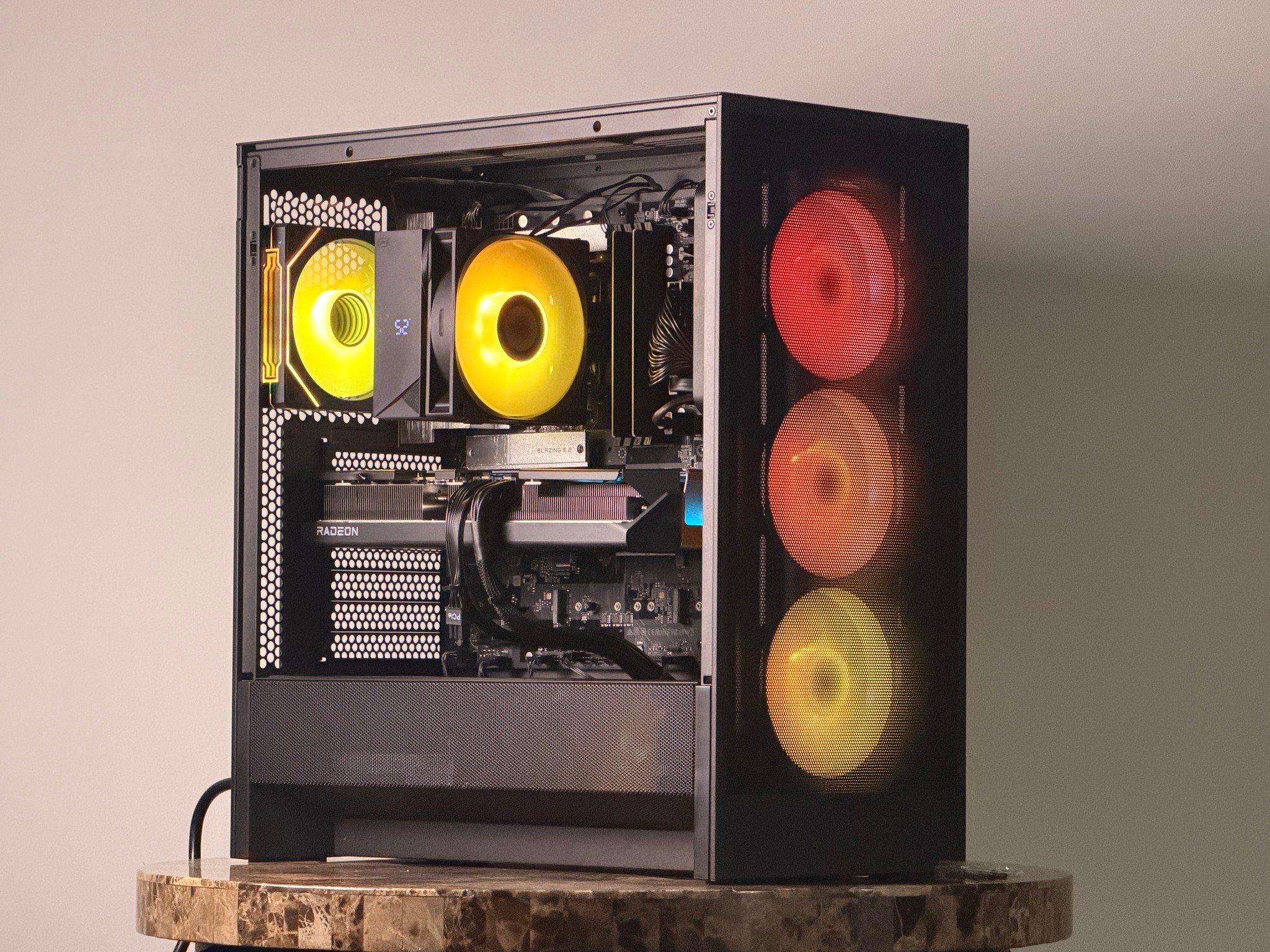 FREE SHIP 🖤🌈 BLK RGB Gaming PC | RX 9070 XT | Core 5 Ultra 250K Plus | 1 TB NVME | 32 GB DDR5 🌈🖤