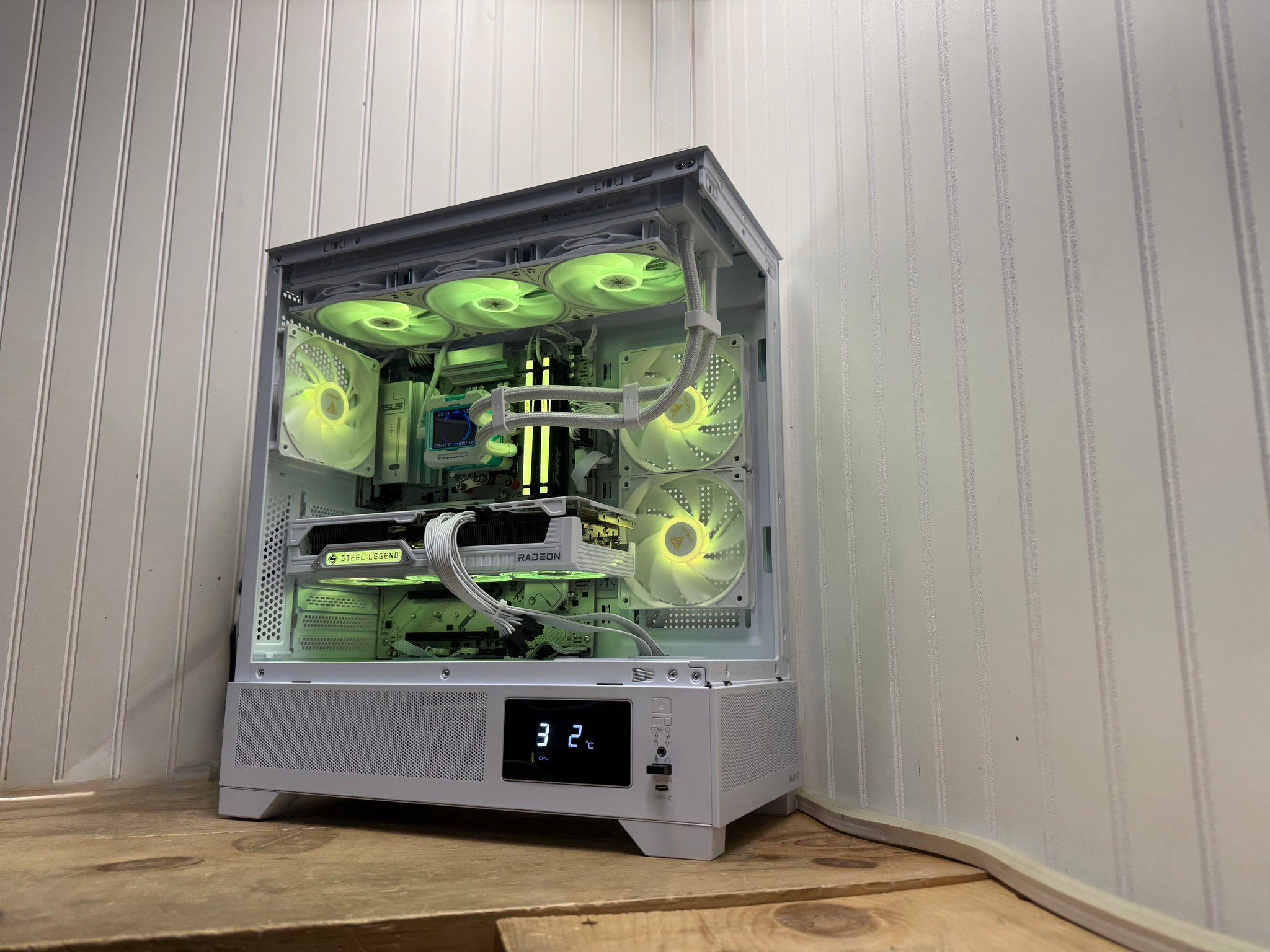 ⚡FROST TITAN V2 – RX 9070 XT + Ryzen 7 9800X3D | 360mm AIO | 32GDD5 FLAGSHIP 4K GAMING BEAST ⚡