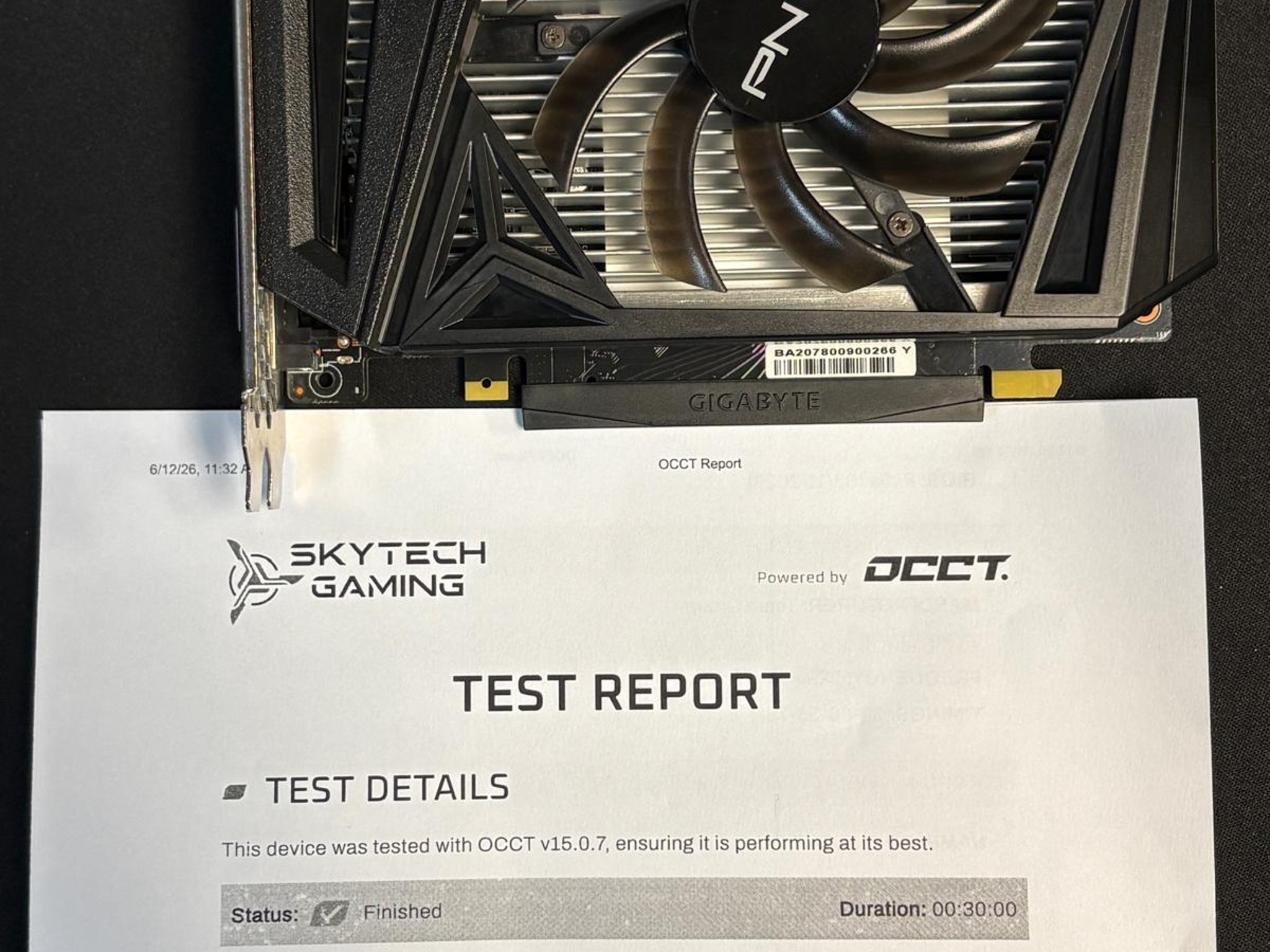 USED IN GOOD CONDITION W/ TEST REPORT - PNY Geforce GTX 1650 Super 4GB GDDR6 - (Refurbished)