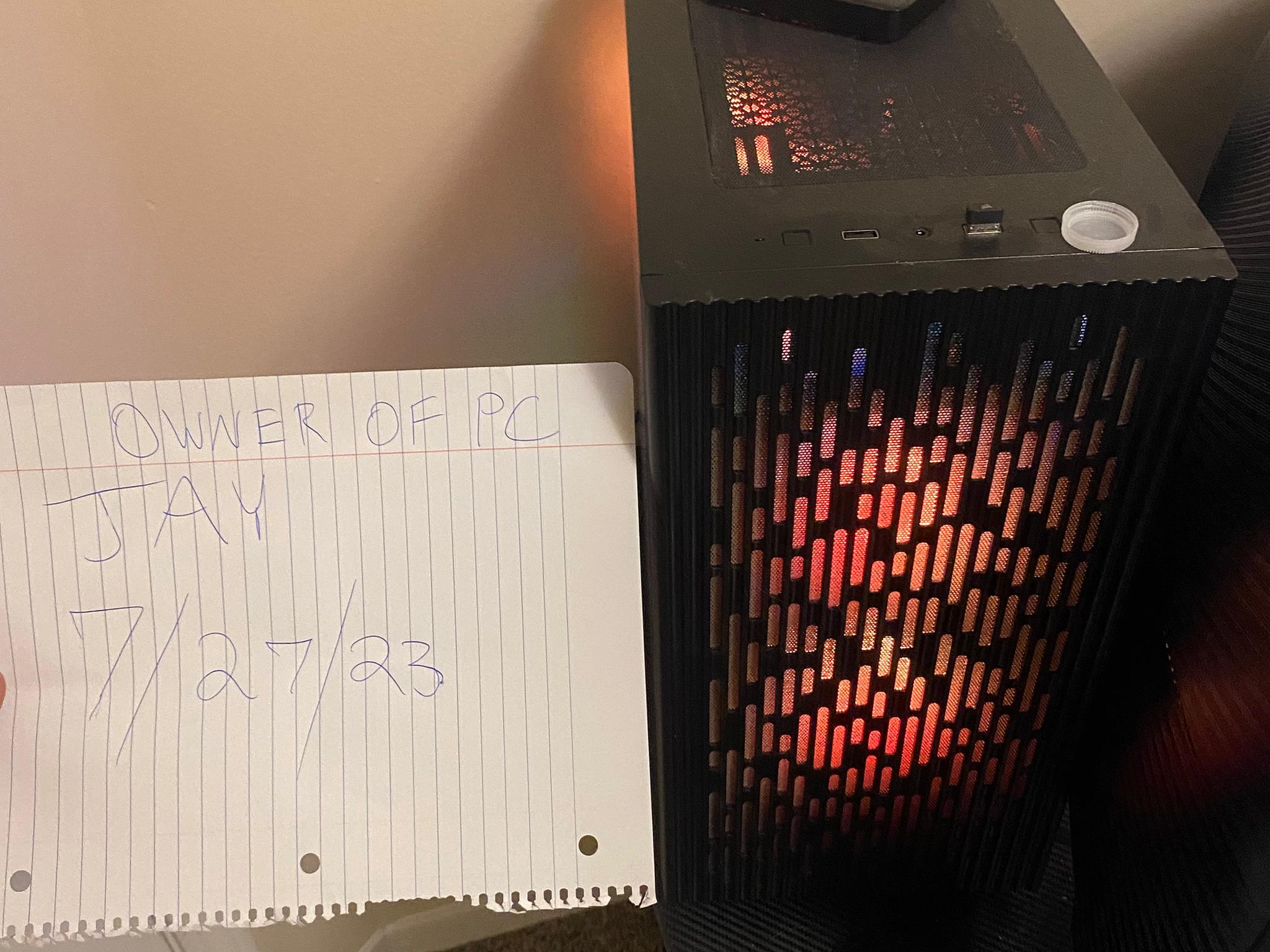 EVGA TX 3070 Ryzen 5 3600 16GB Ram 512GB M.2 Windows 10 Gaming PC