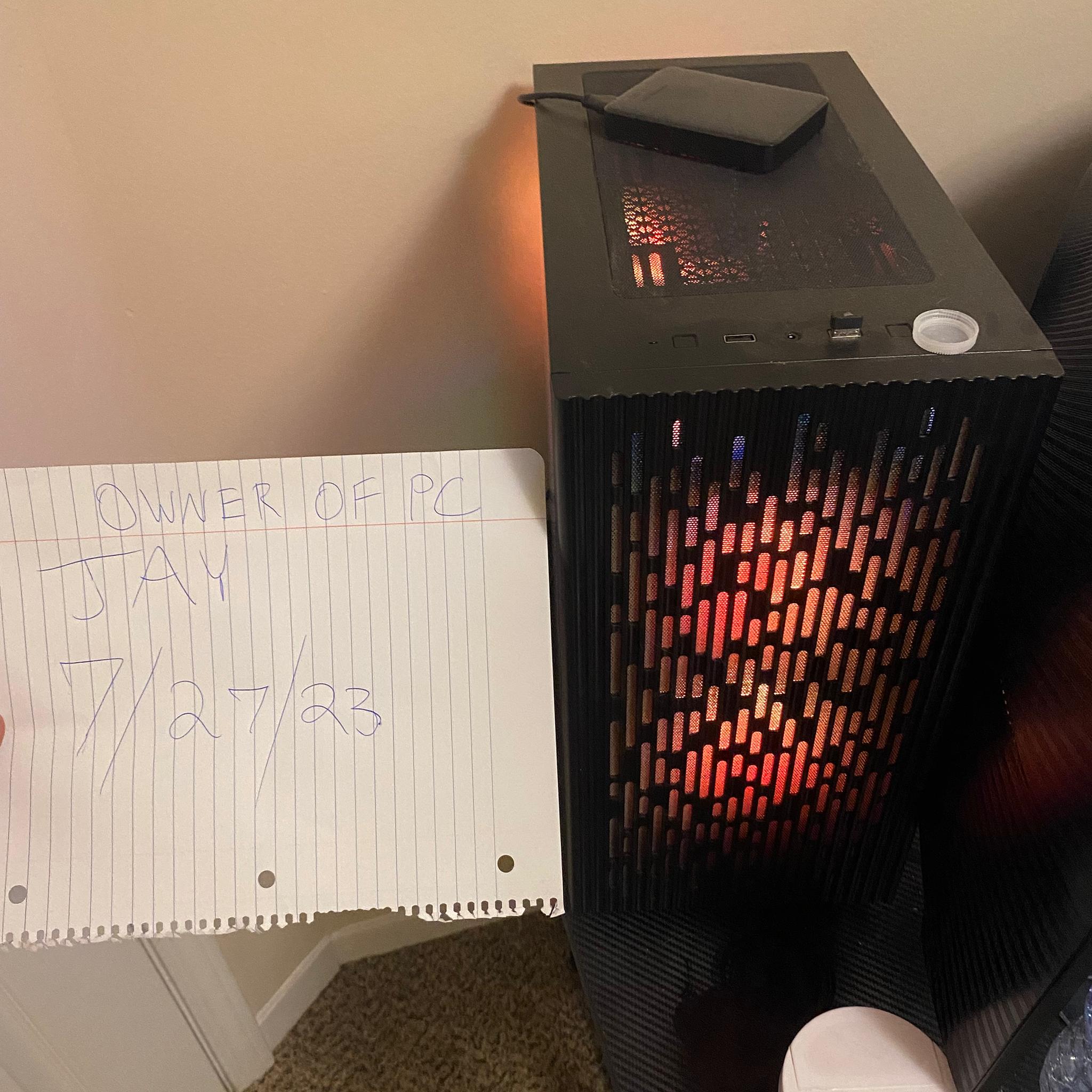 EVGA TX 3070 Ryzen 5 3600 16GB Ram 512GB M.2 Windows 10 Gaming PC