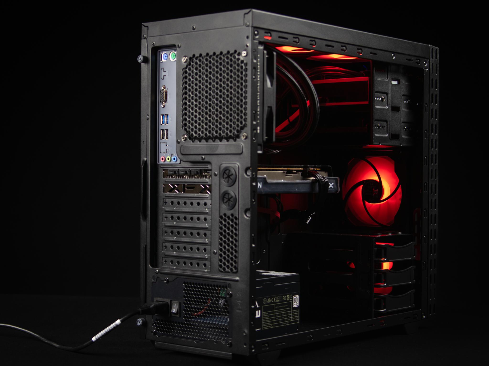 “GammaRed” RX XFX 6650XT 16GB Ryzen 5 Windows 11 1.3 TB Gaming PC Powerhouse