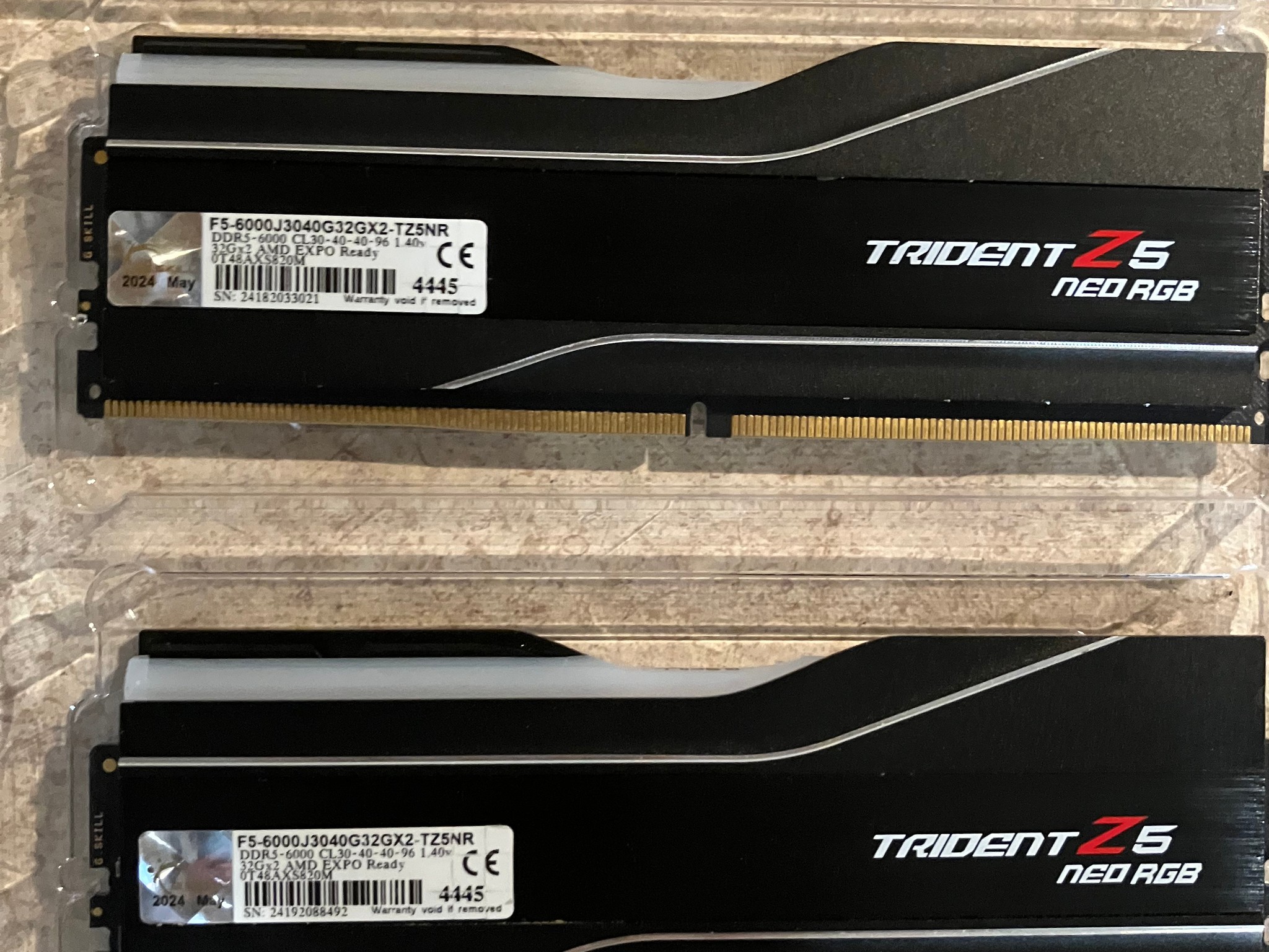 G Skill Trident Z5 Neo 32gbx2 RGB DDR5 CL30
