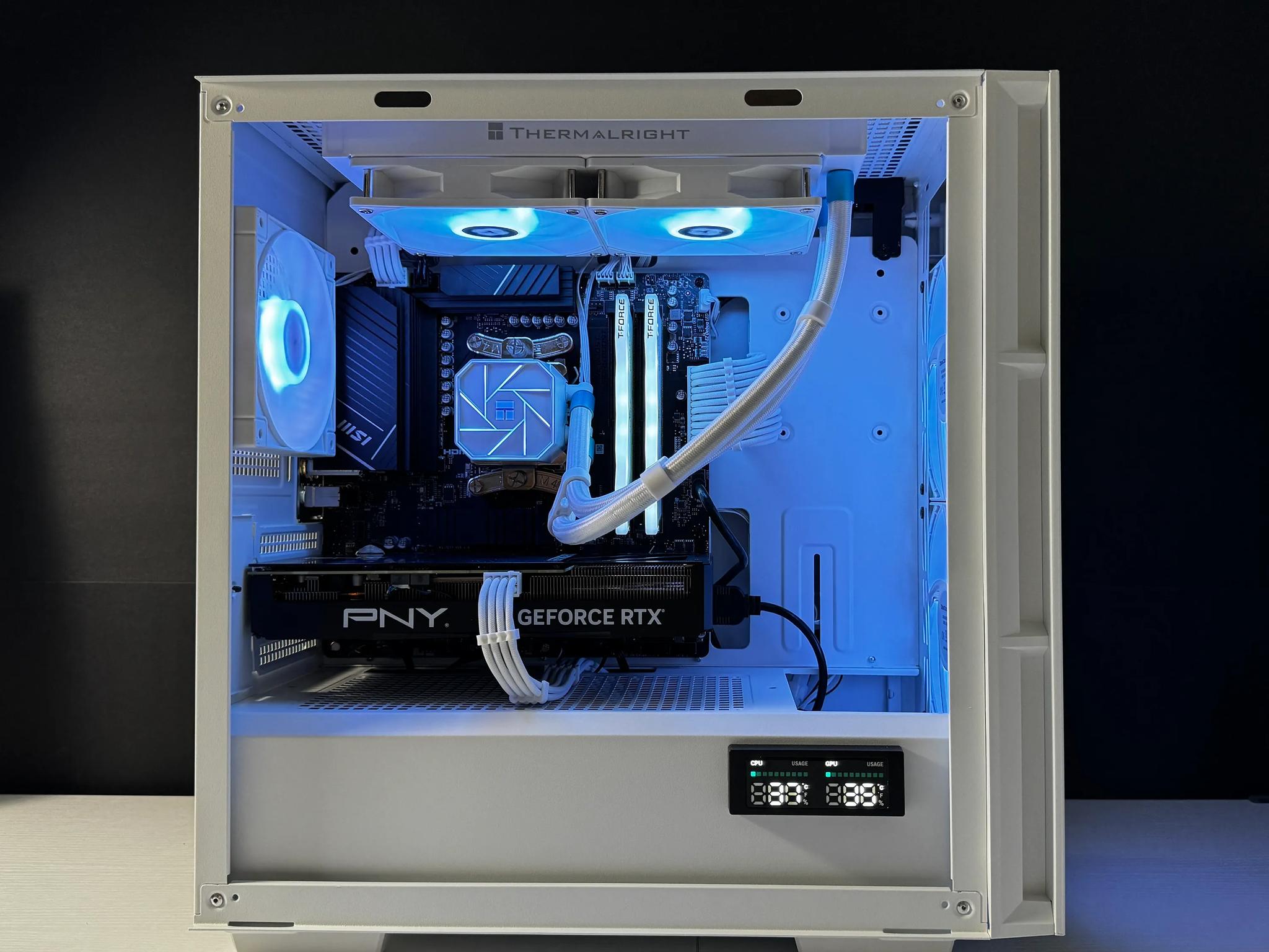 ⚫️SKY⚪️ Gaming PC | AMD Ryzen 5 7600x | 32GB DDR5 | RTX 4070 | 1TB m.2 SSD | Win10 PRO | Wi-Fi