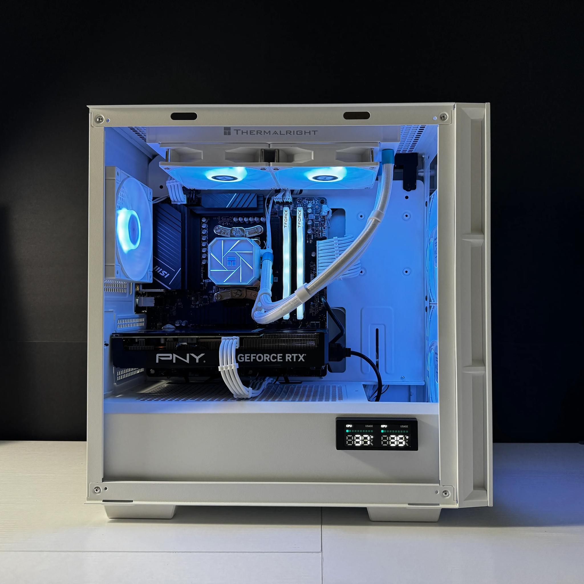 ⚫️SKY⚪️ Gaming PC | AMD Ryzen 5 7600x | 32GB DDR5 | RTX 4070 | 1TB m.2 SSD | Win10 PRO | Wi-Fi