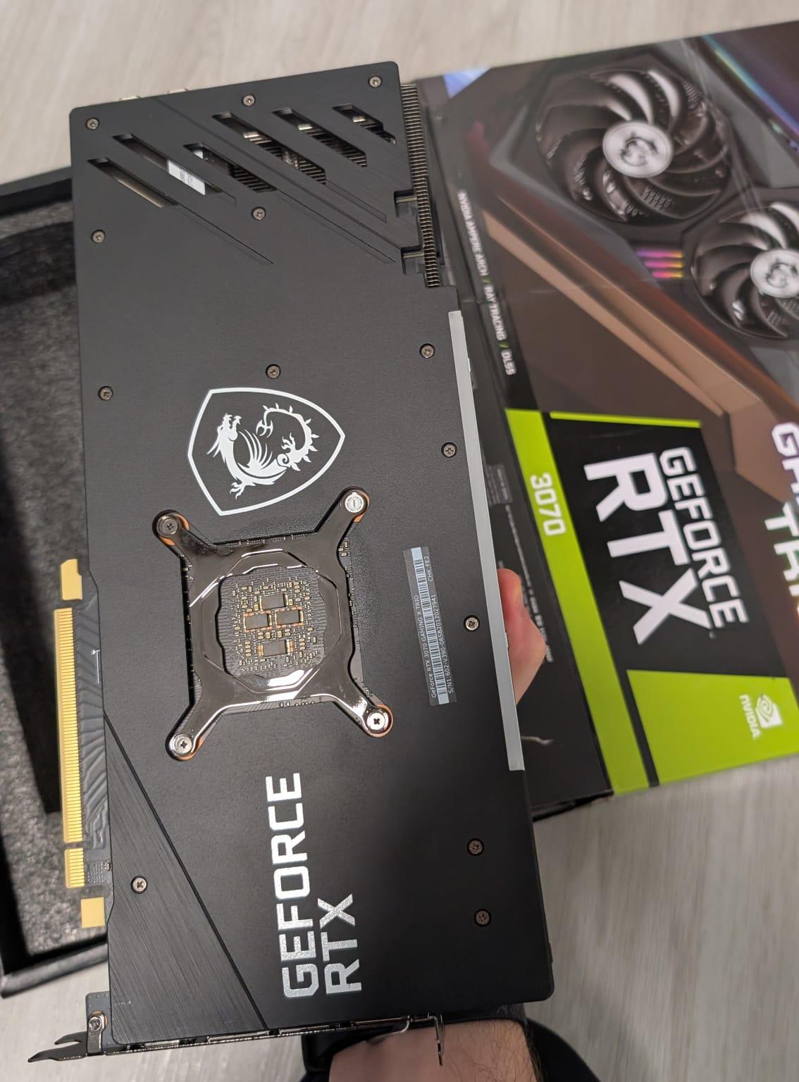 Clean and well-maintained - MSI Gaming Trio GeForce RTX 3070 8GB (in original packaging)