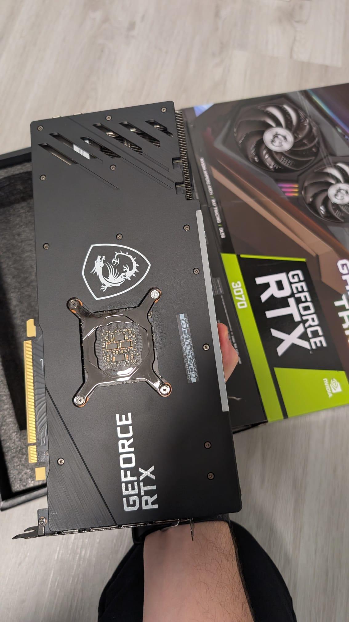 Clean and well-maintained - MSI Gaming Trio GeForce RTX 3070 8GB (in original packaging)