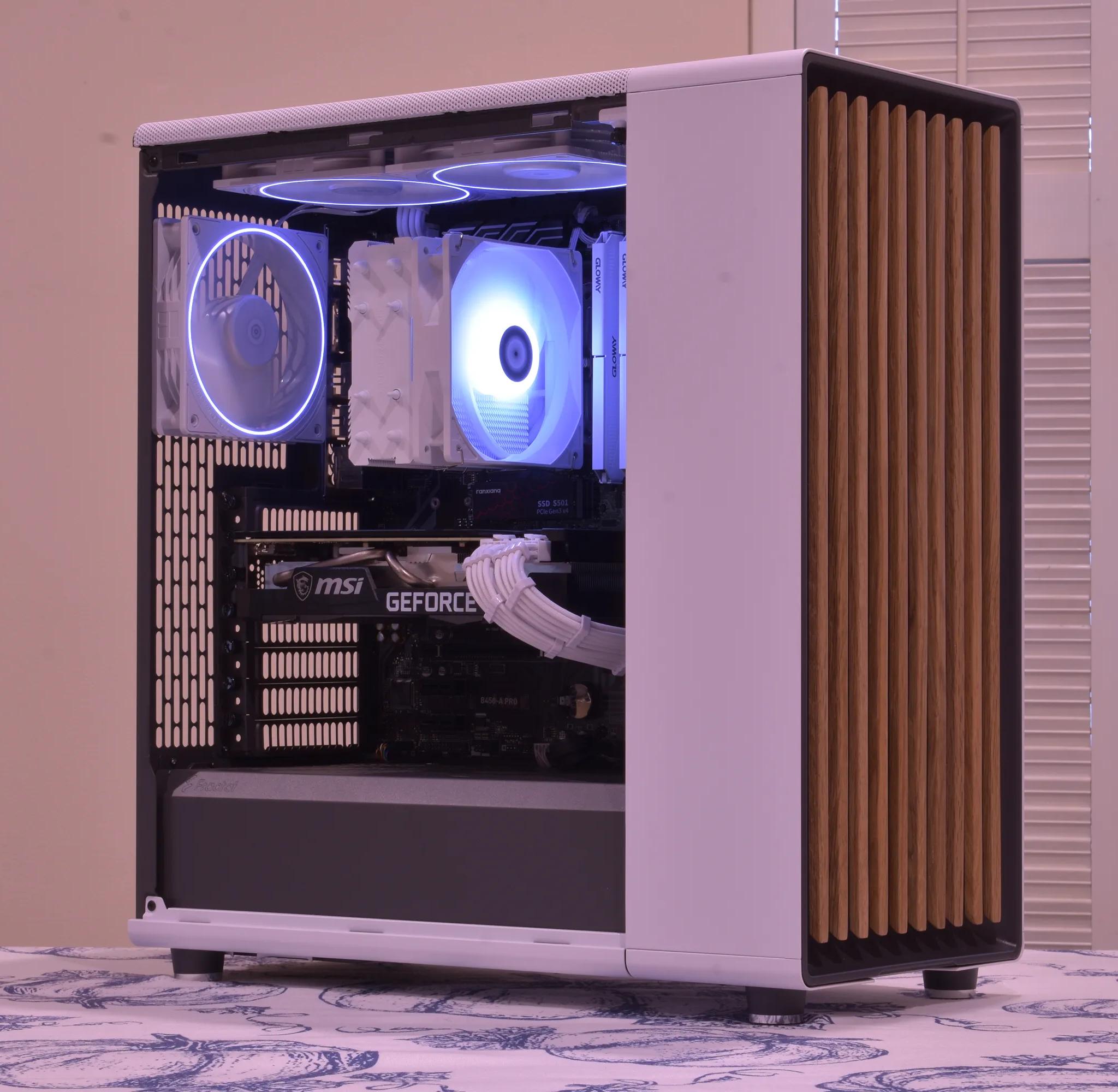 🌲Fractal North🌲 Ryzen 5 5600 | RTX 3070 8GB | 32GB Ram DDR4 | 1TB nVME SSD | Win11 Pro+Wifi+RGB