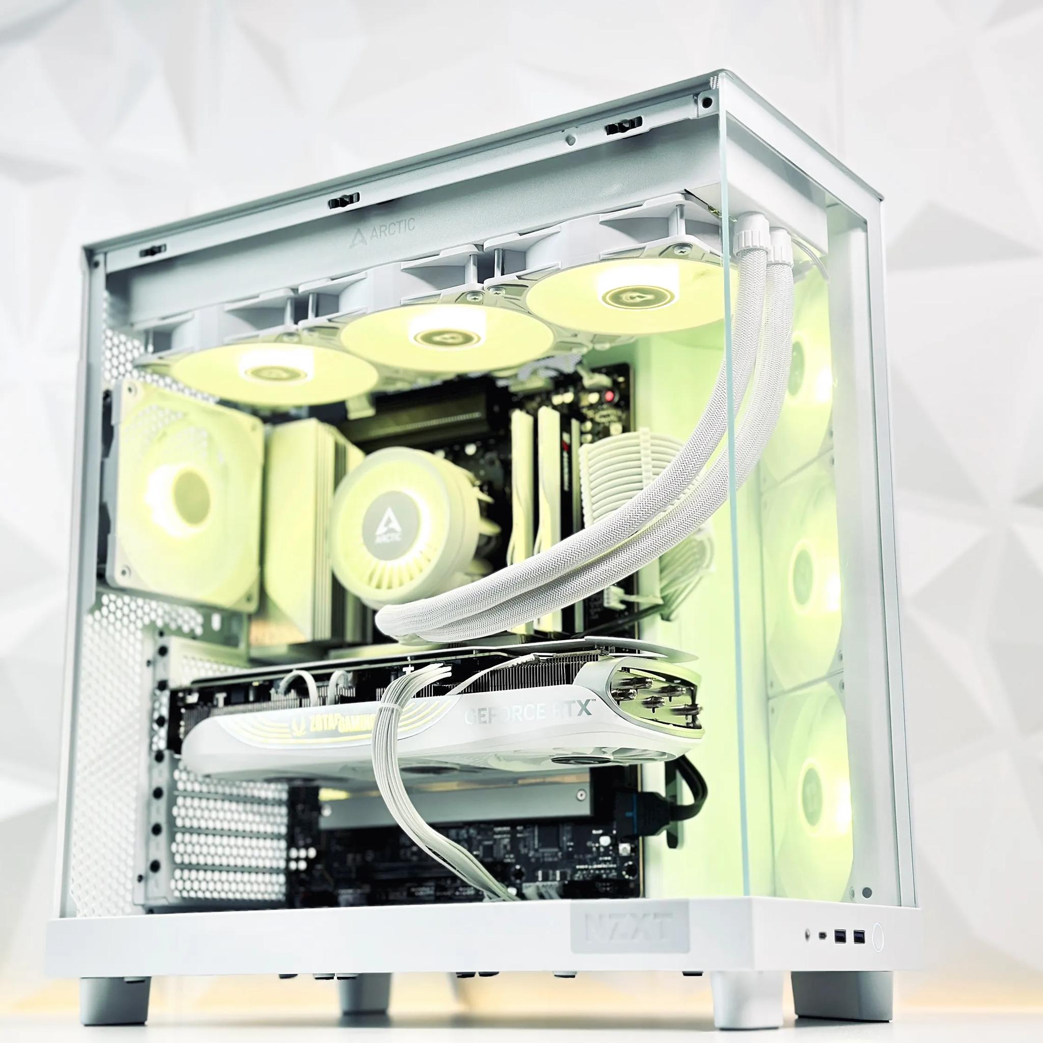 ❄️🤍🐻‍❄️Artic⚪Nvidia RTX 4070 Ti Super 16GB⚪Intel i9 12900KF 16 core⚪32GB DDR5⚪1TB NVME