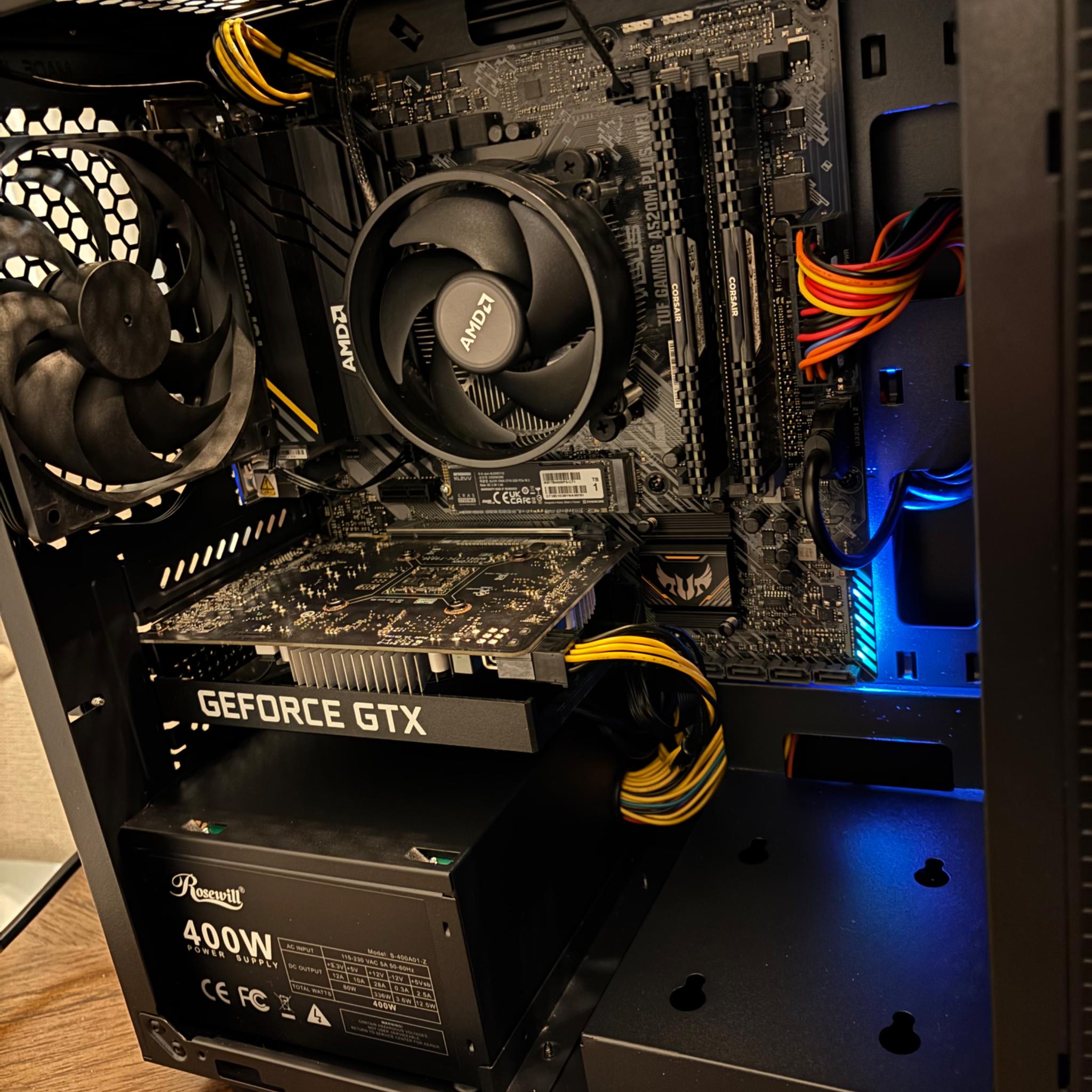 AMD Gaming PC - Ryzen 5 3600 16gb 1 TB NVMe 1650 Super Win 11 WIFI
