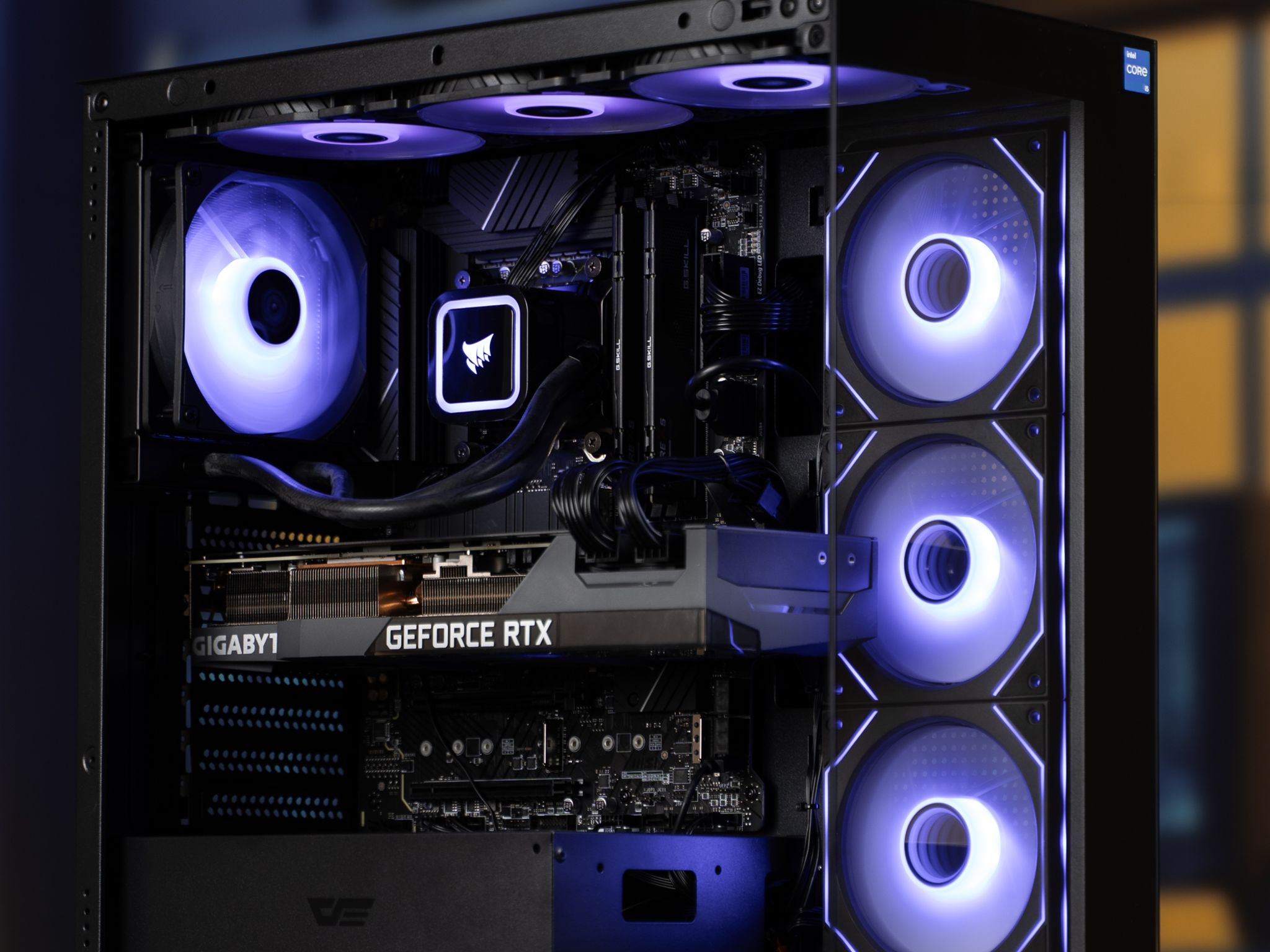 “Nebulor I” RTX 3080 Ti Intel Core i5 14400F 32GB 1TB Windows 11 Workstation Gaming PC