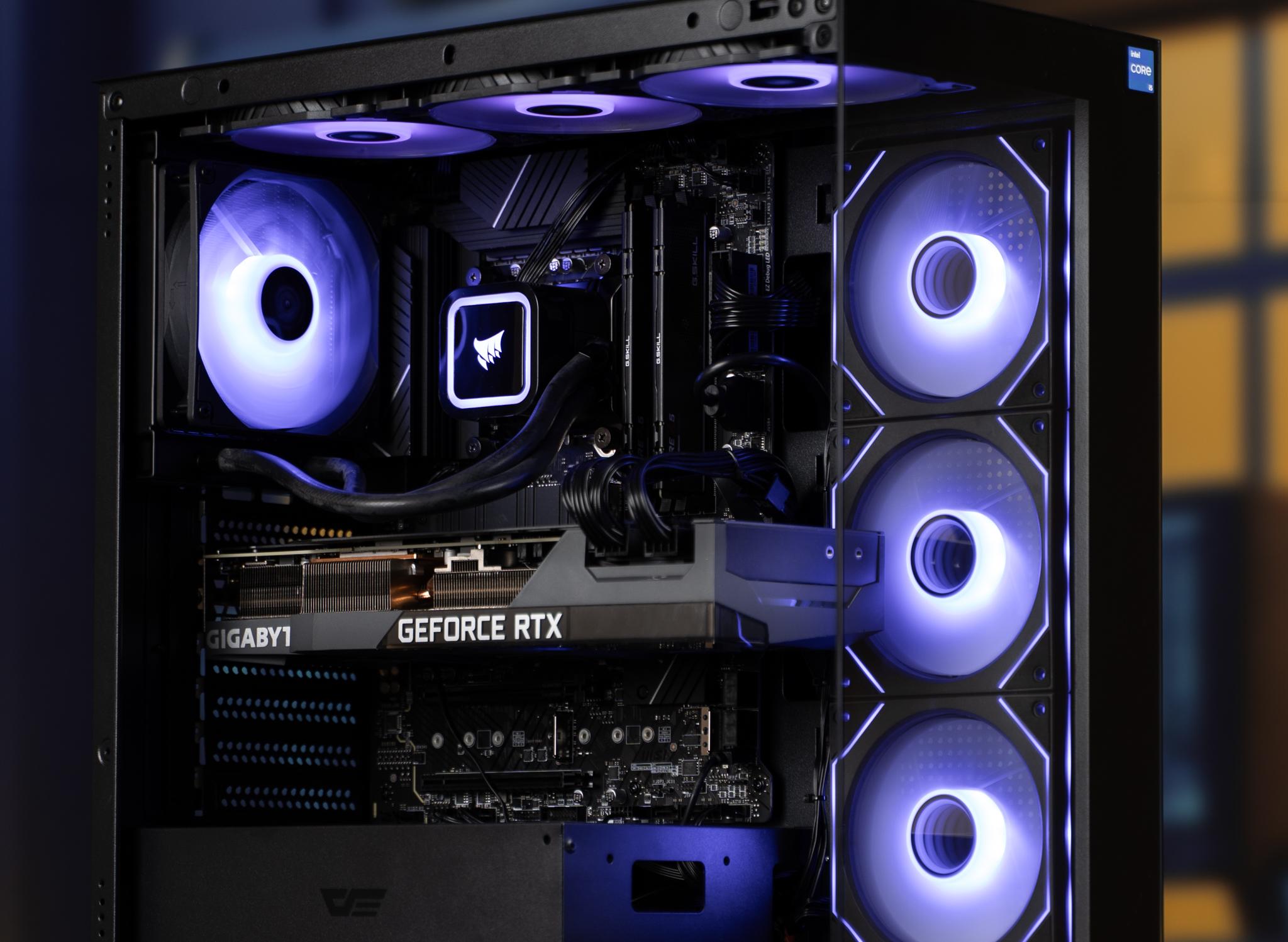 “Nebulor I” RTX 3080 Ti Intel Core i5 14400F 32GB 1TB Windows 11 Workstation Gaming PC
