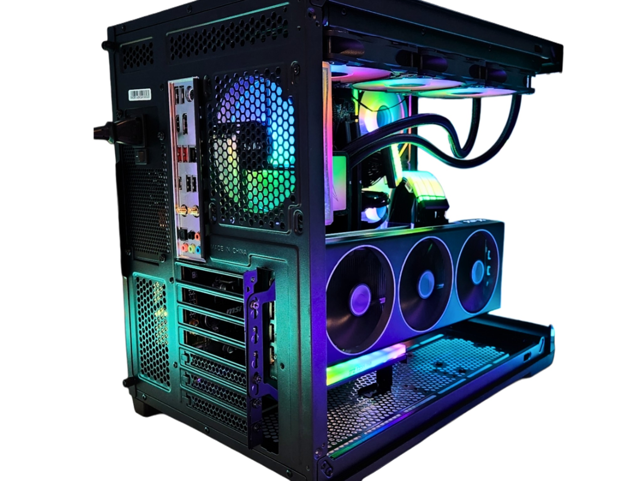 🌟 Divine 😶‍🌫️: RX 7900 XTX | Intel i9 12900k | 32GB DDR5 | 2TB SSD | 7 RGB Fans | Black Gaming PC