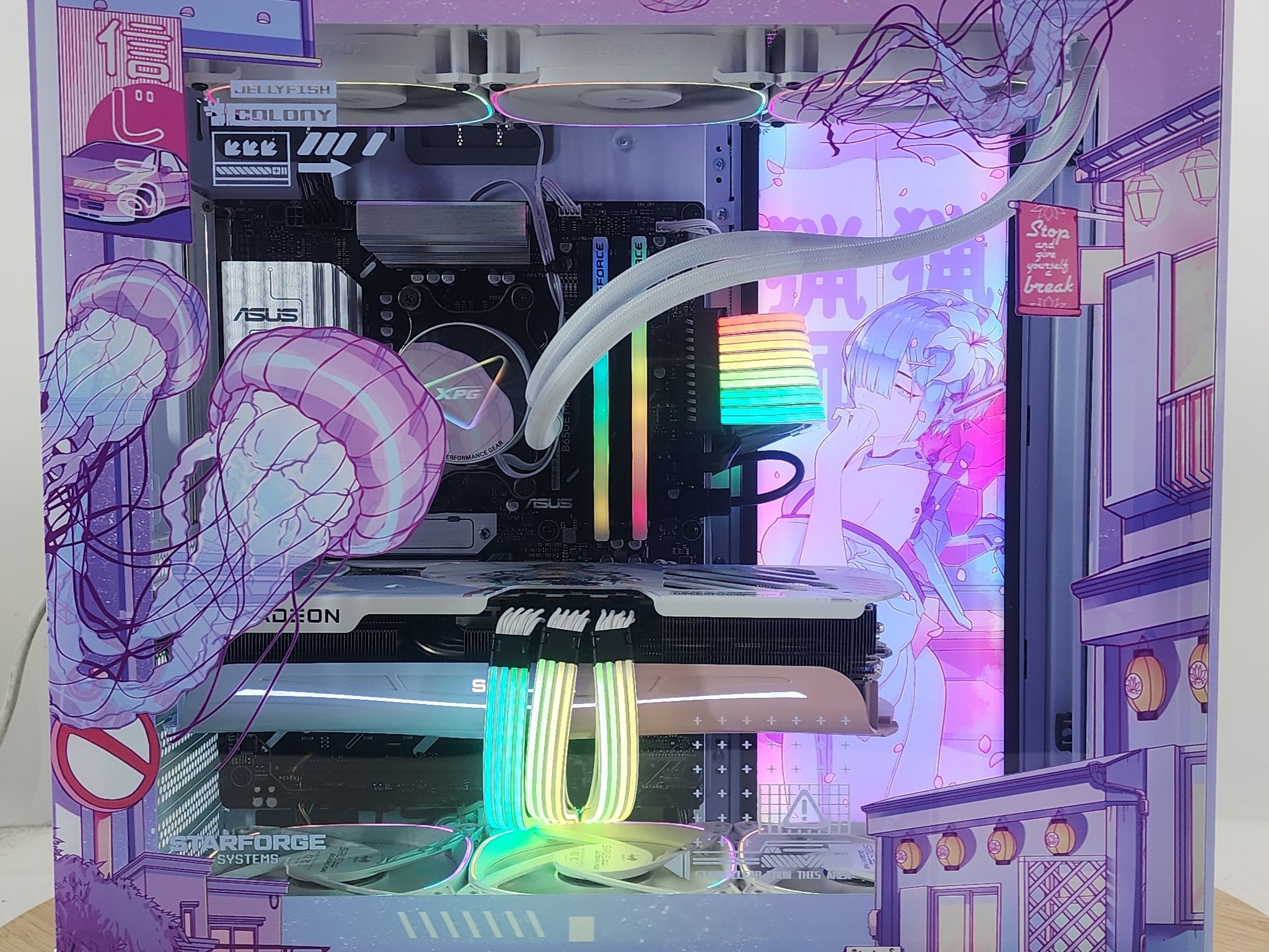 Gaming PC Ryzen 7 7800X3D 32GB RAM 2TB SSD RX 9070 XT 16GB Windows 11 Computer