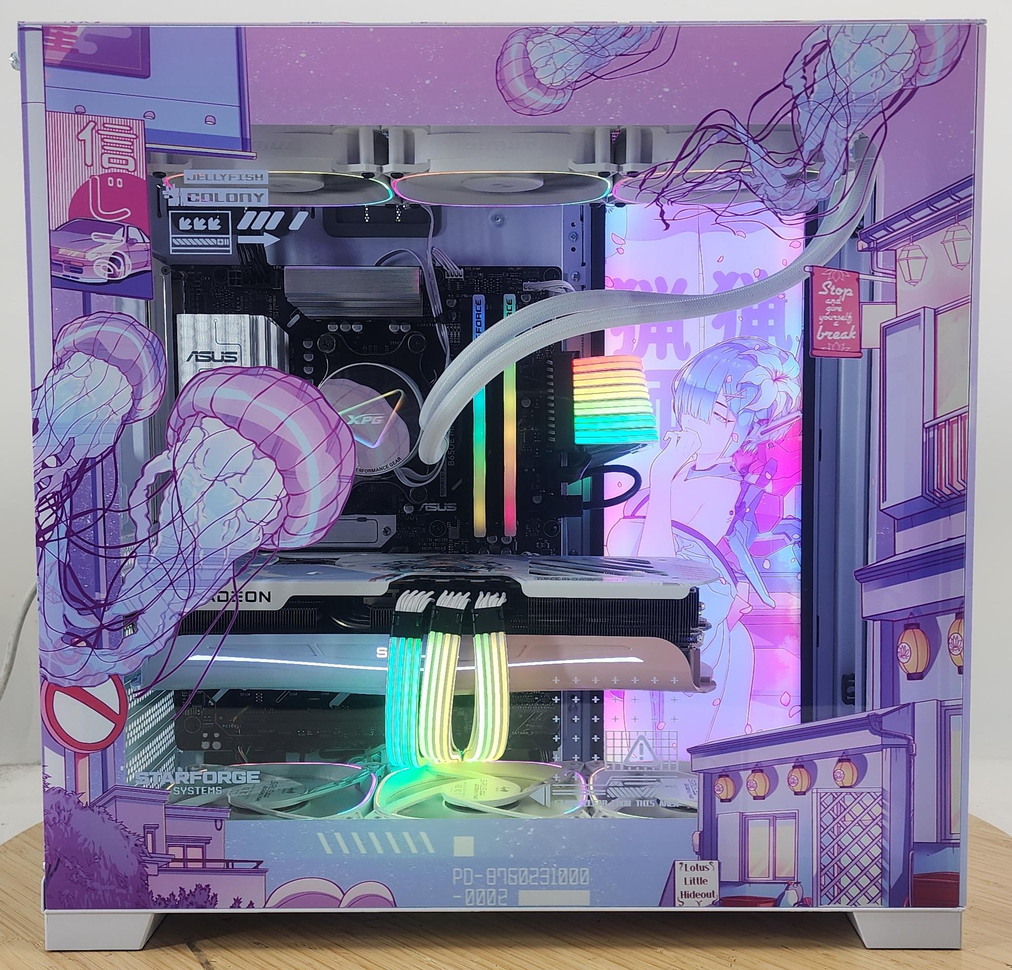 Gaming PC Ryzen 7 7800X3D 32GB RAM 2TB SSD RX 9070 XT 16GB Windows 11 Computer