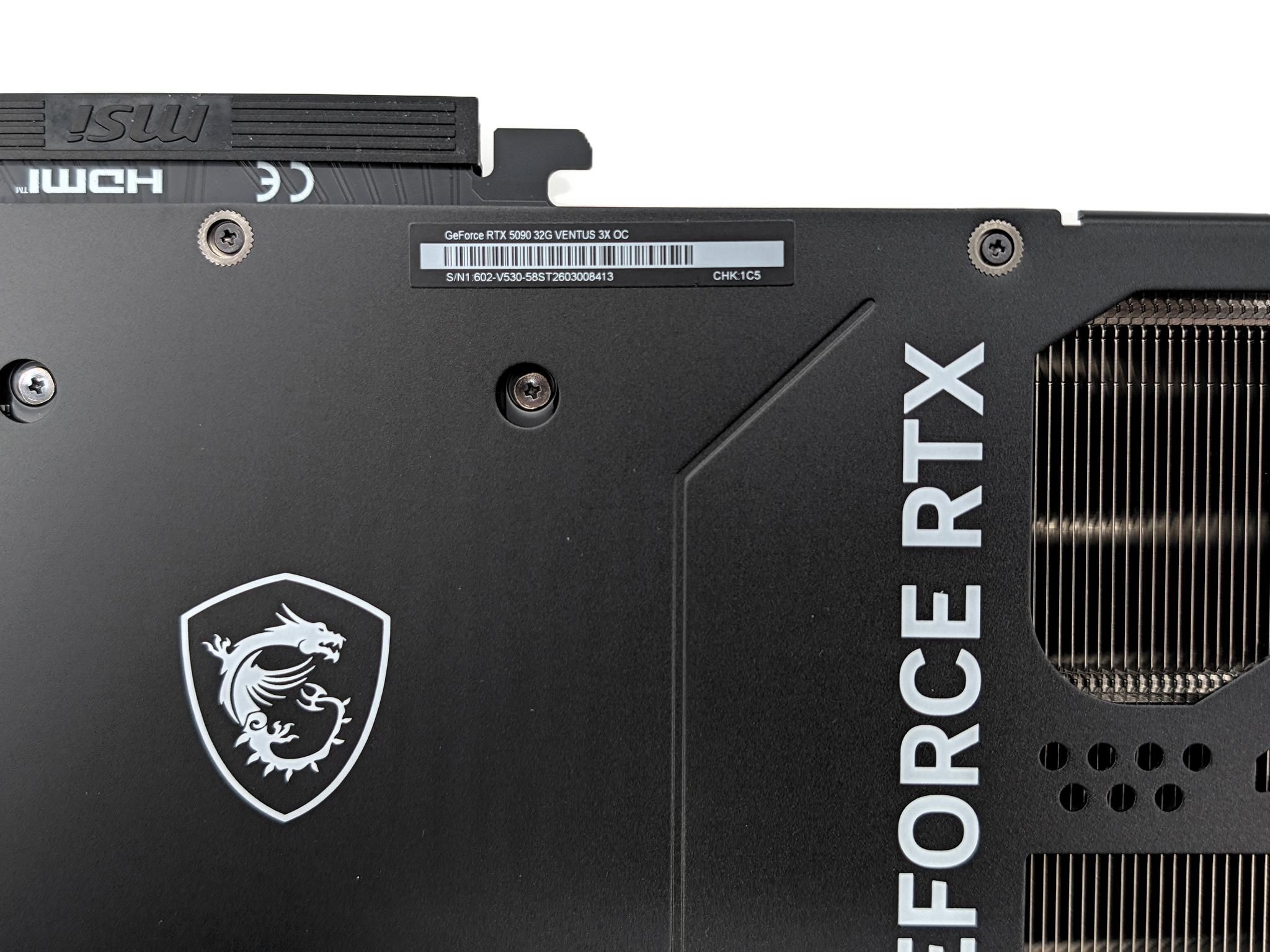 MSI GeForce RTX 5090 32G VENTUS 3X OC - Image 4